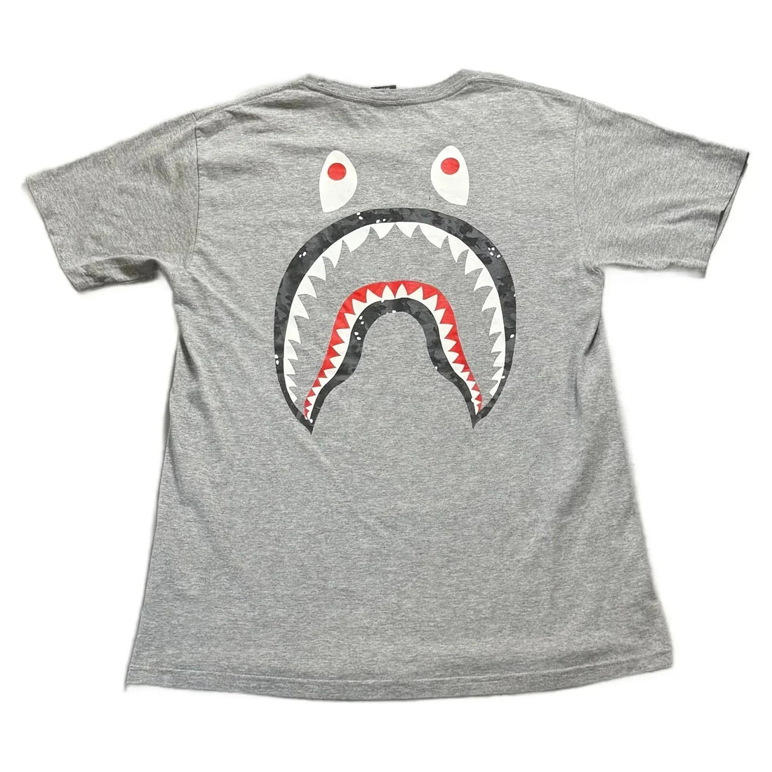 Grey Stussy x A Bathing Ape (BAPE) Tee - M | The Streetwear Studio