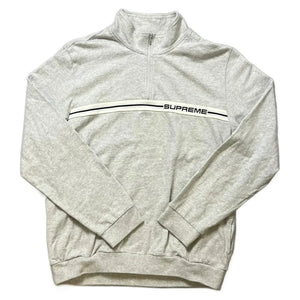Supreme 1/4 Zip Sweatshirt - Grey - XL