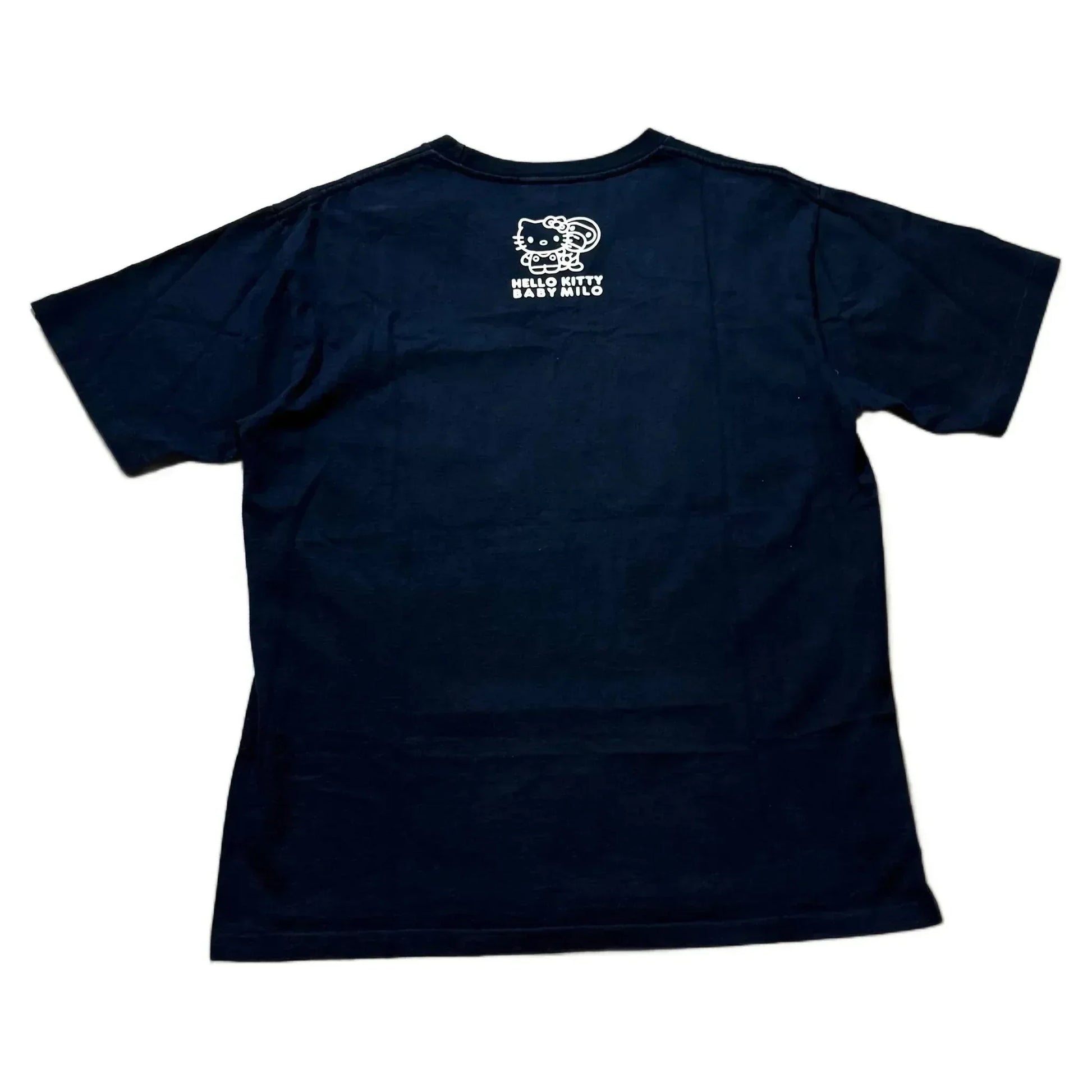 Navy Blue A Bathing Ape (BAPE) x Hello Kitty Tee - L | The Streetwear Studio