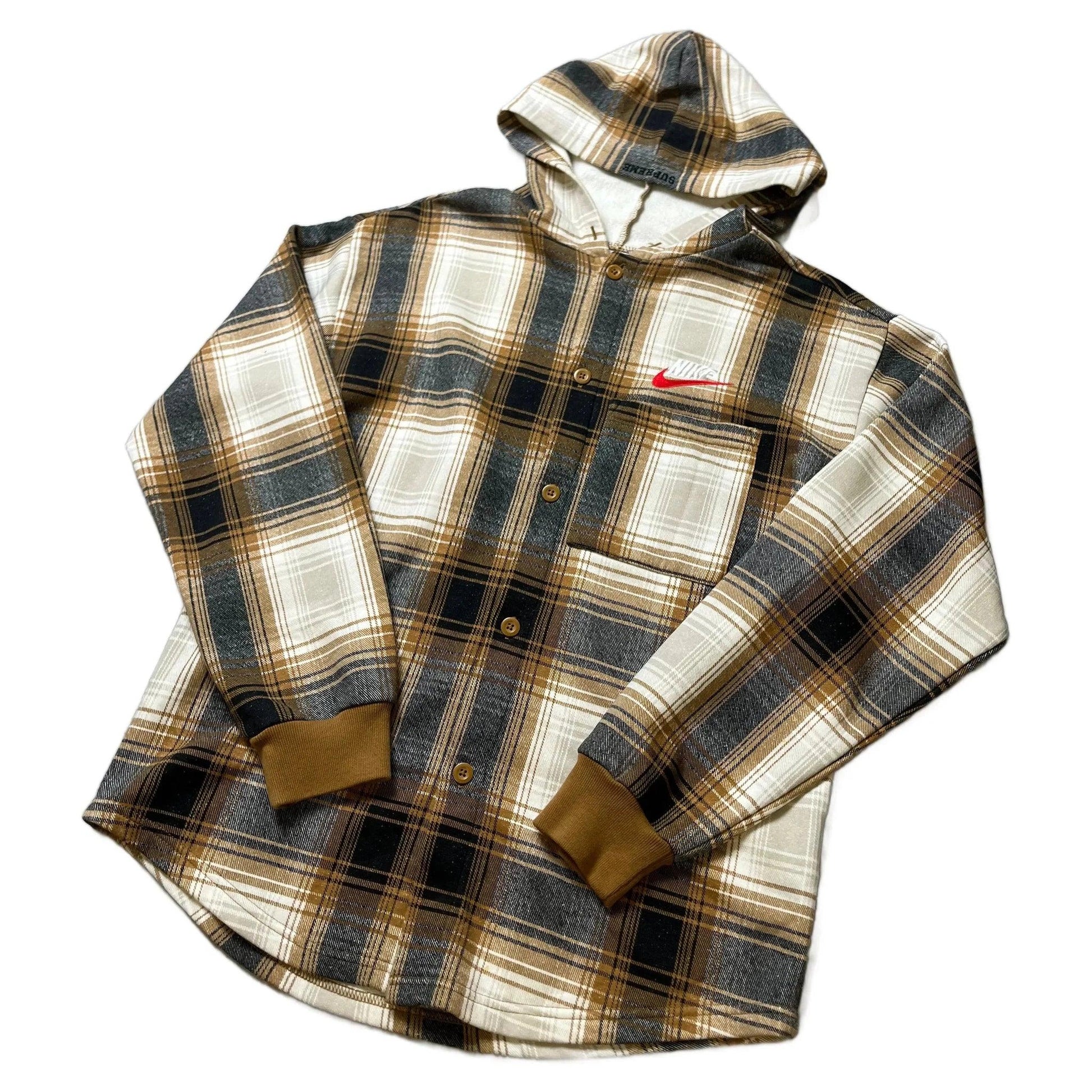 Nike x Supreme Hooded Shirt - S | The Streetwear Studio