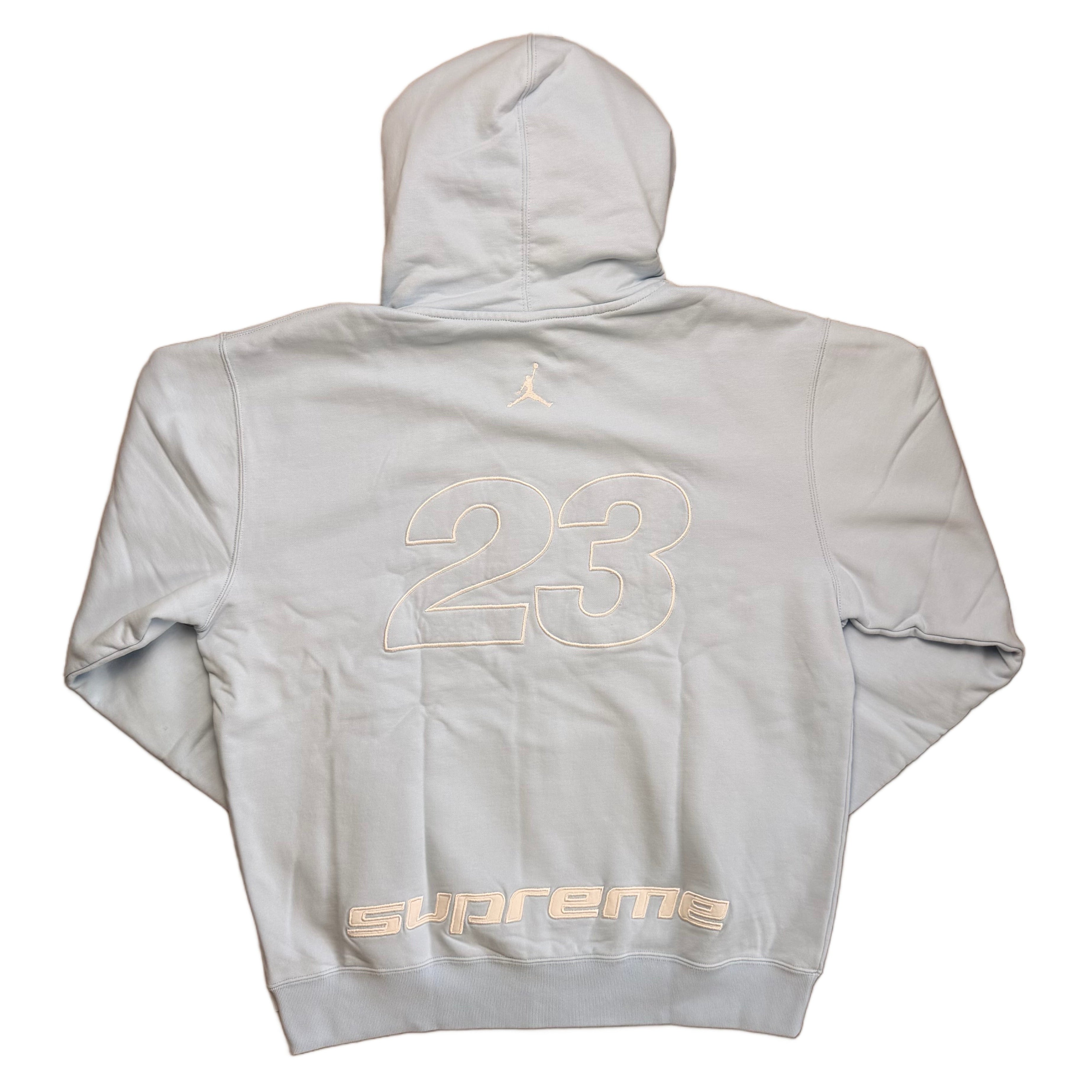 Supreme x Jordan Hoodie - Blue - M