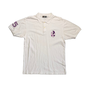 A Bathing Ape (BAPE) Polo - White - XL
