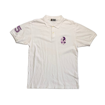 A Bathing Ape (BAPE) Polo - White - XL