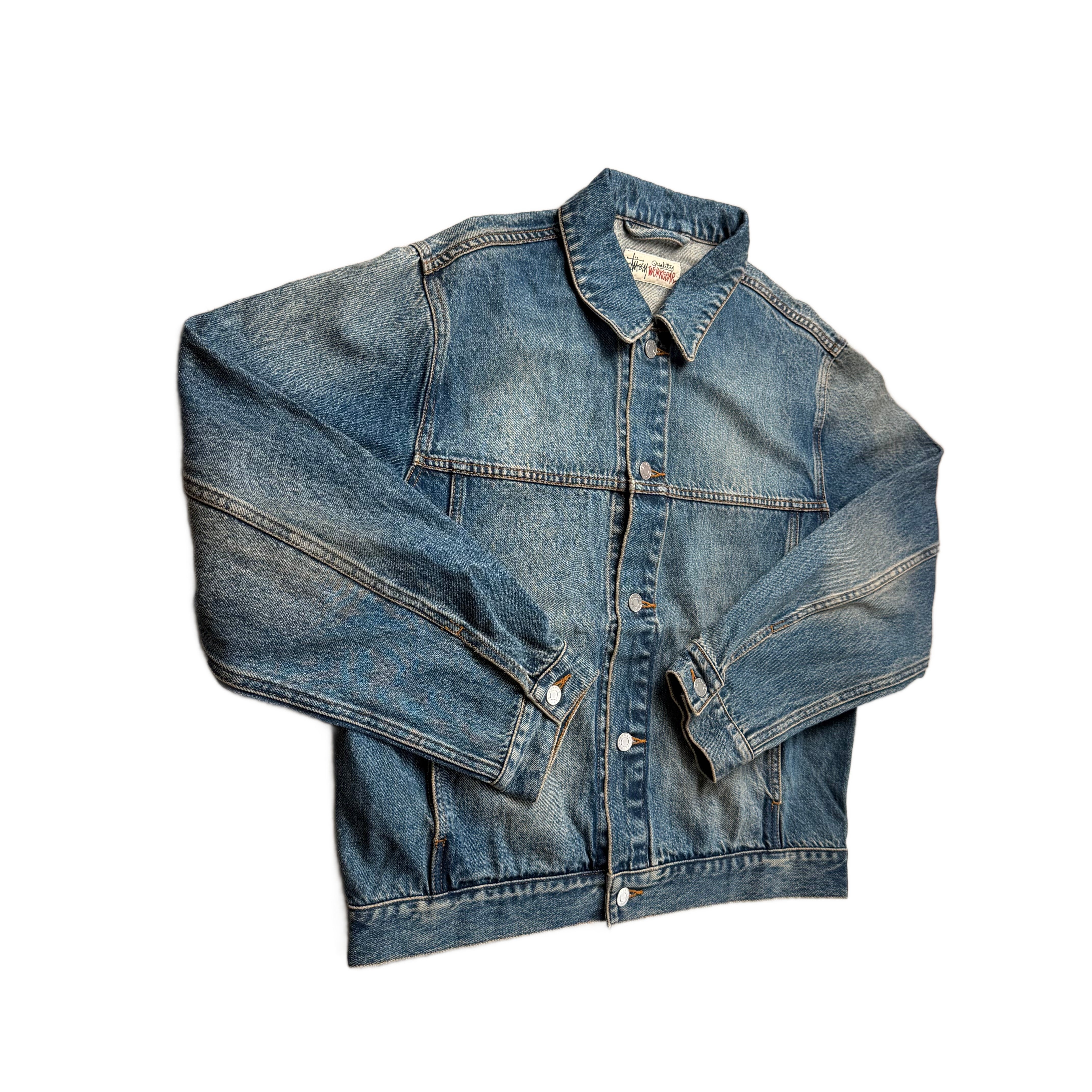 Stussy Denim Jacket - Blue - M
