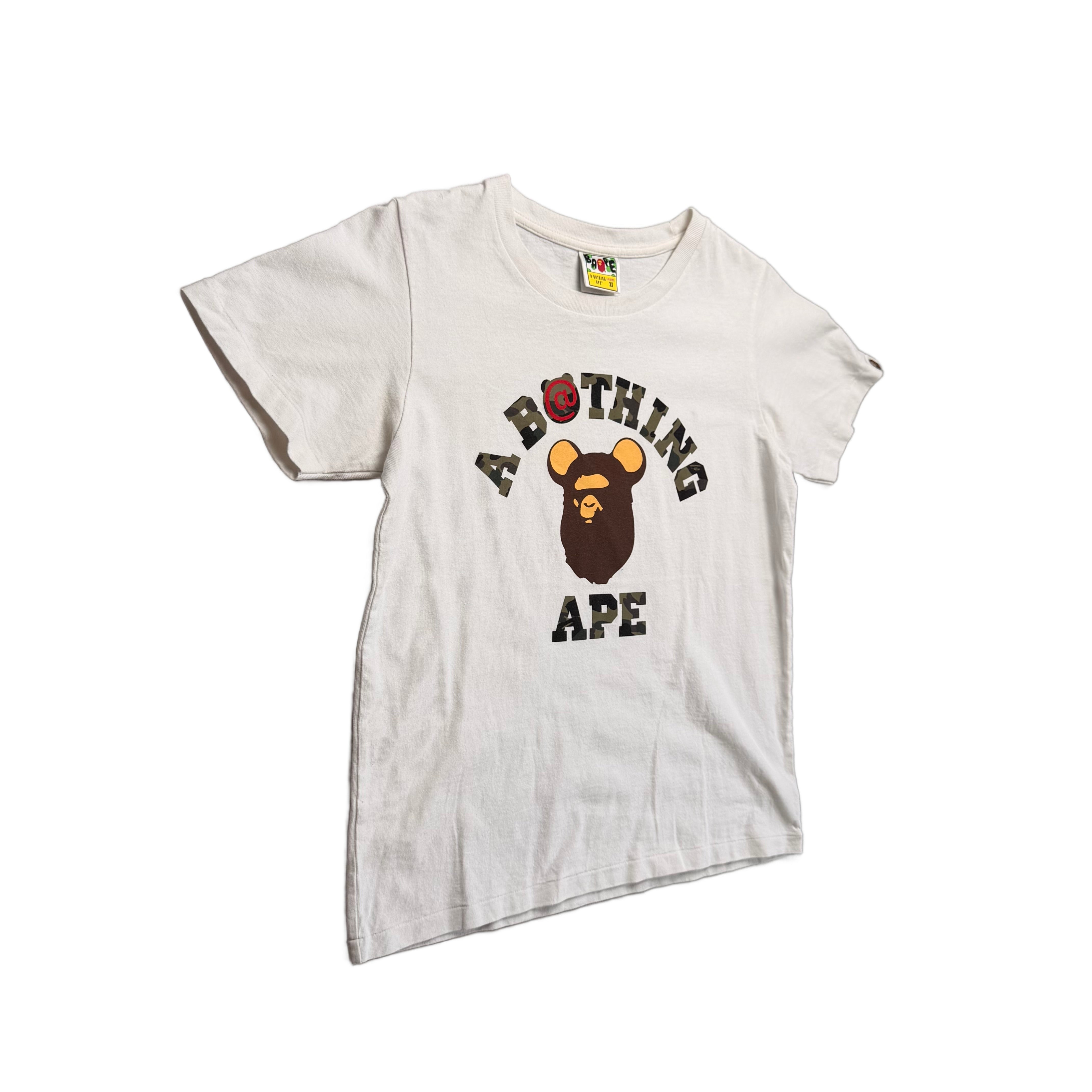 A Bathing Ape (BAPE) x Bearbricks T-Shirt - White - XS