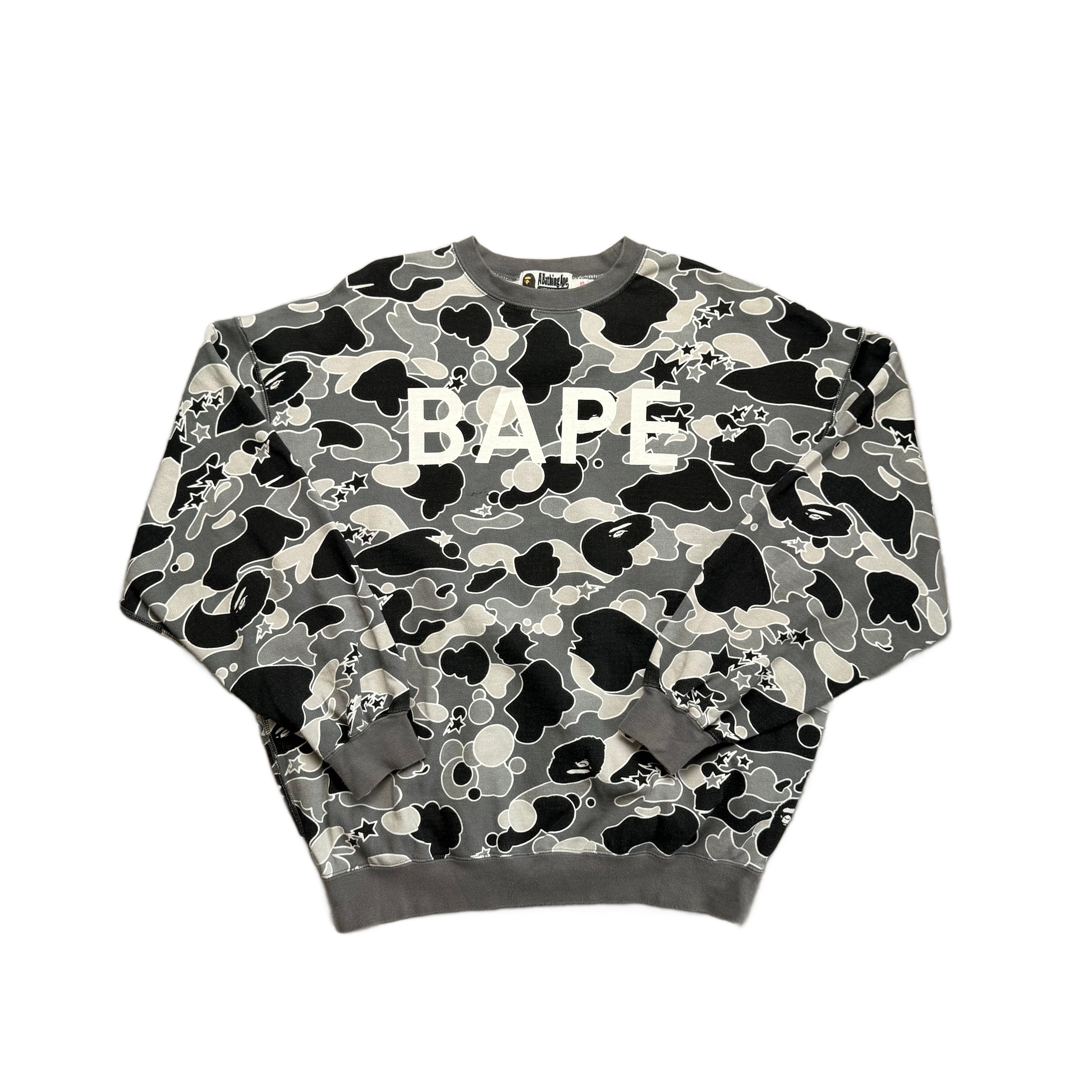 A Bathing Ape (BAPE) Sweatshirt - Camo - XS