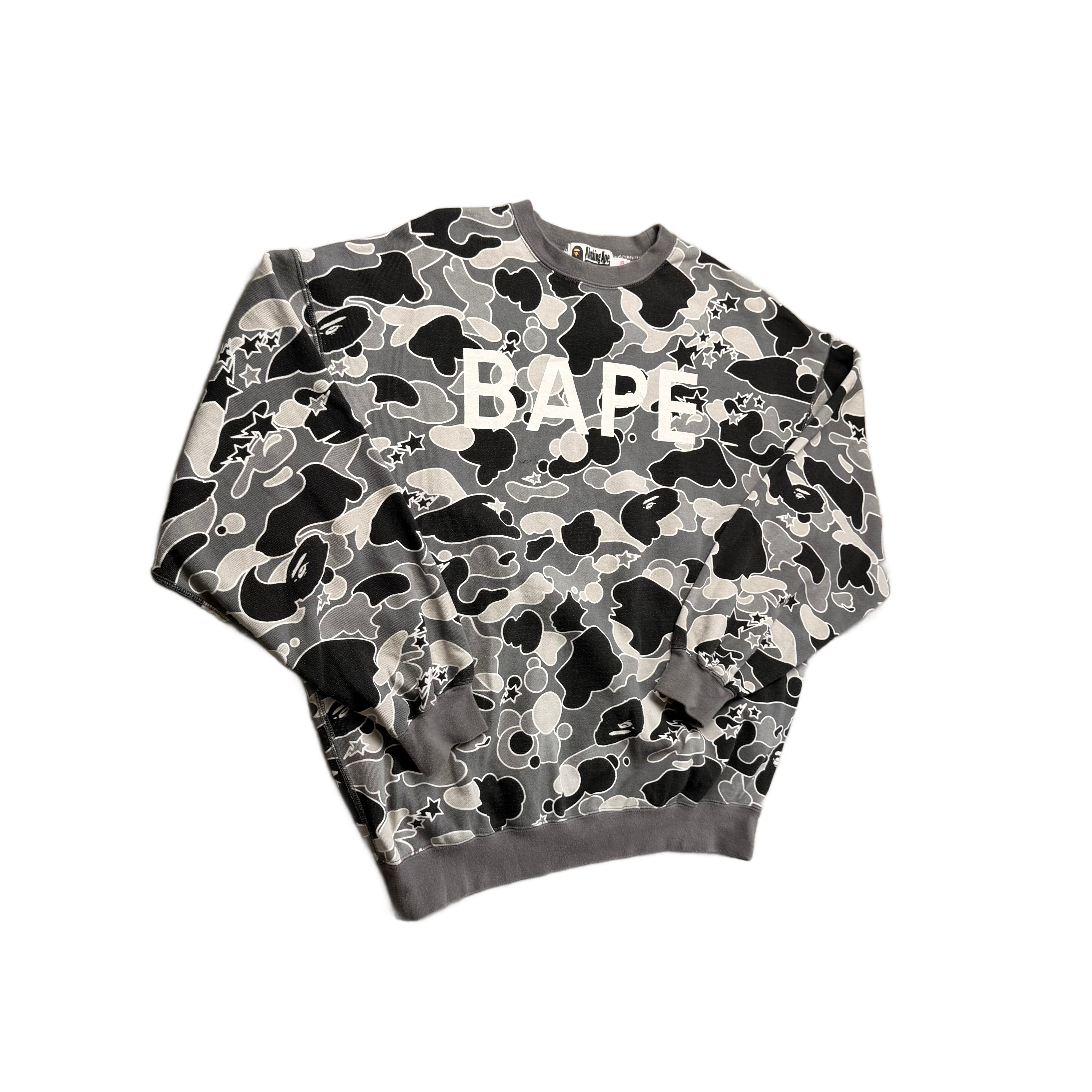 A Bathing Ape (BAPE) Sweatshirt - Camo - XS