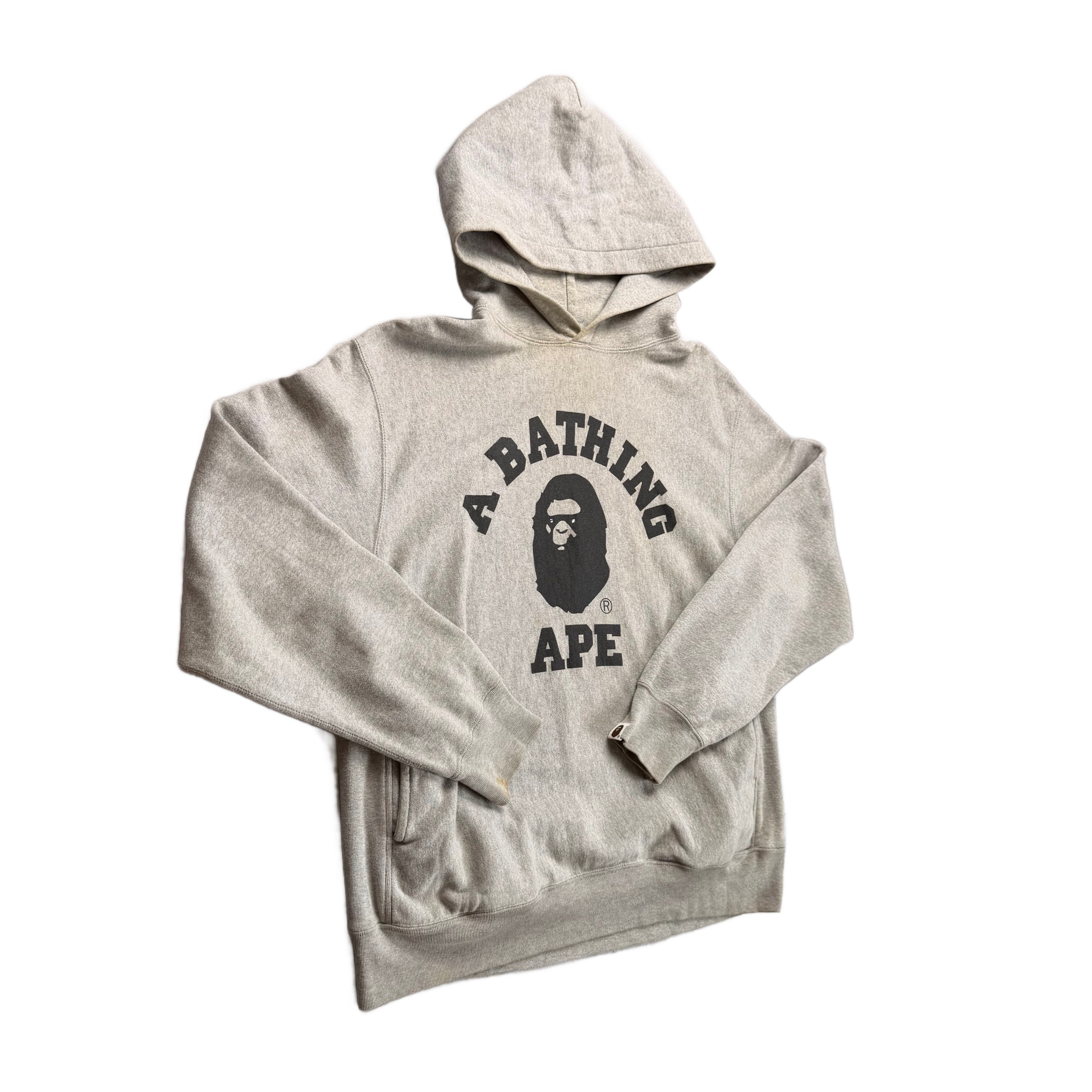 A Bathing Ape (BAPE) Hoodie - Grey - M