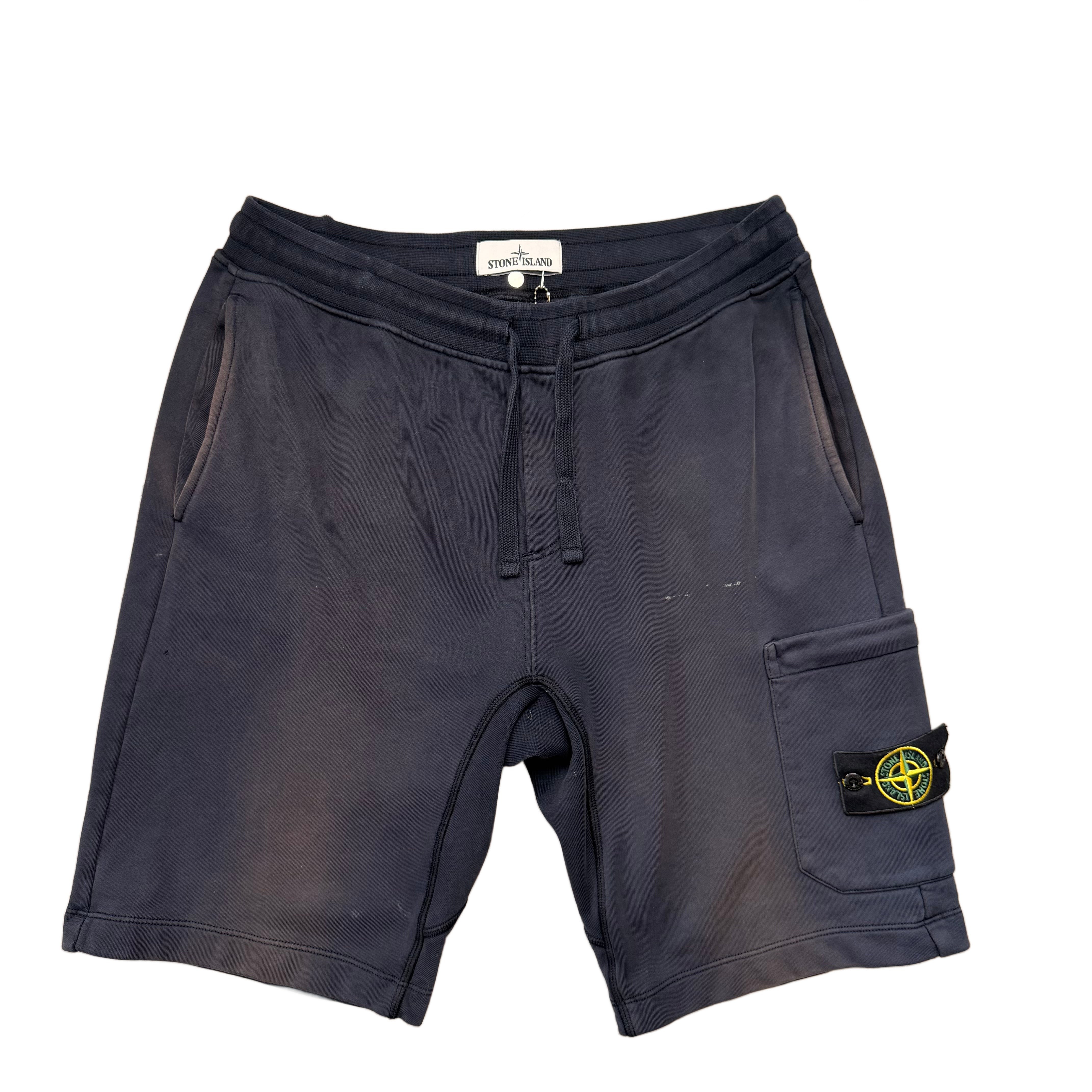 Stone Island Shorts - Navy Blue - M