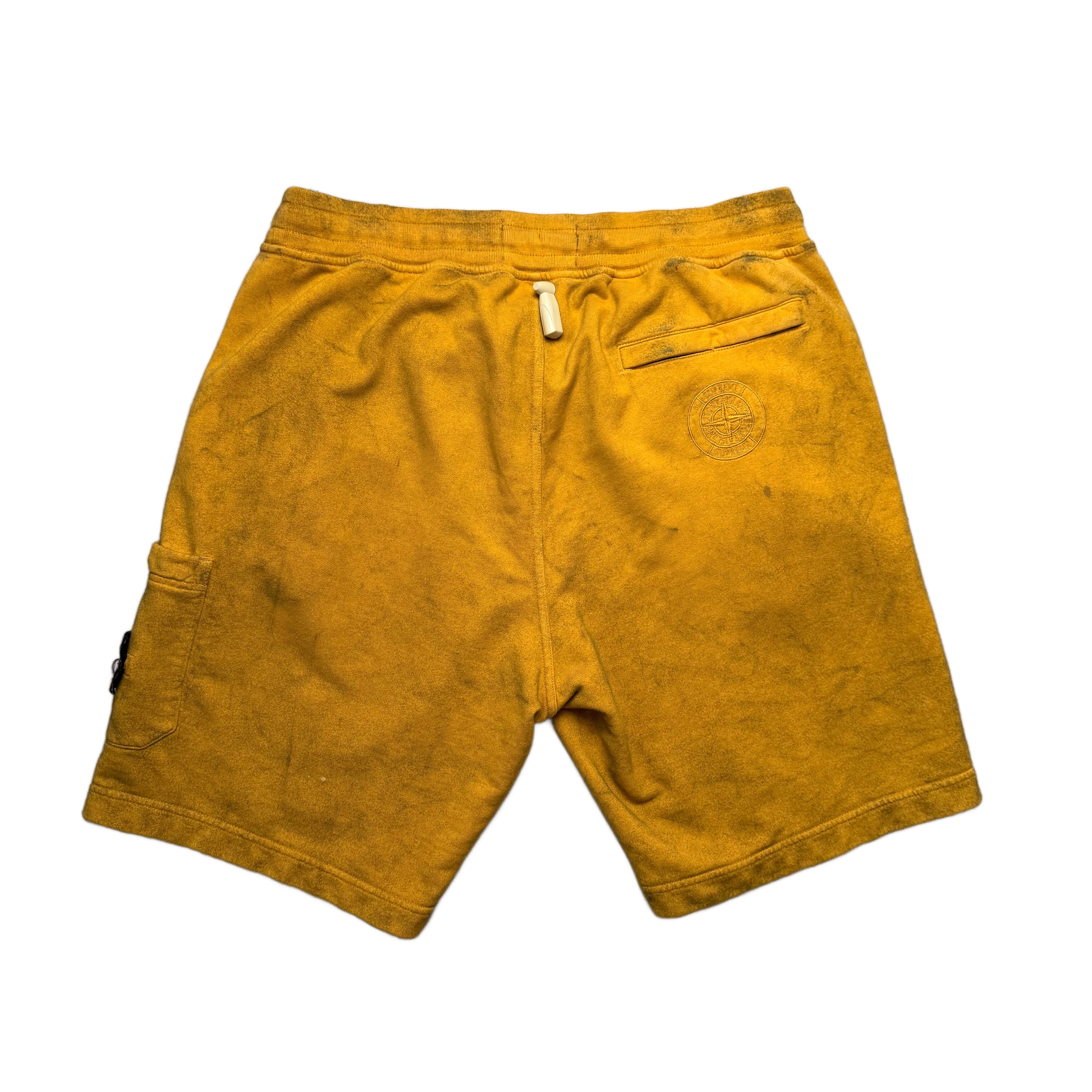 Supreme x Stone Island Shorts - Yellow - L