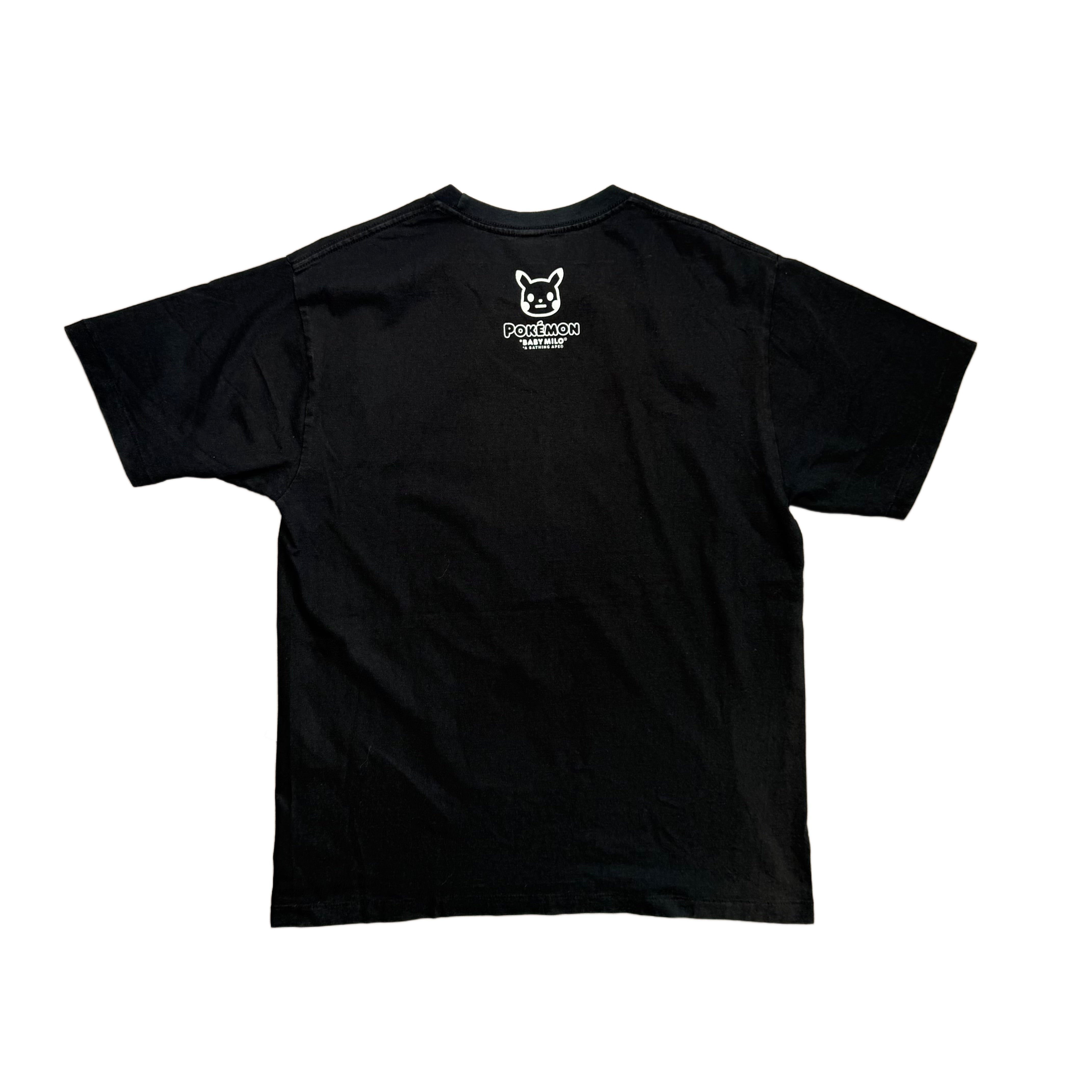 BAPE x Pokemon T-Shirt - Black - L