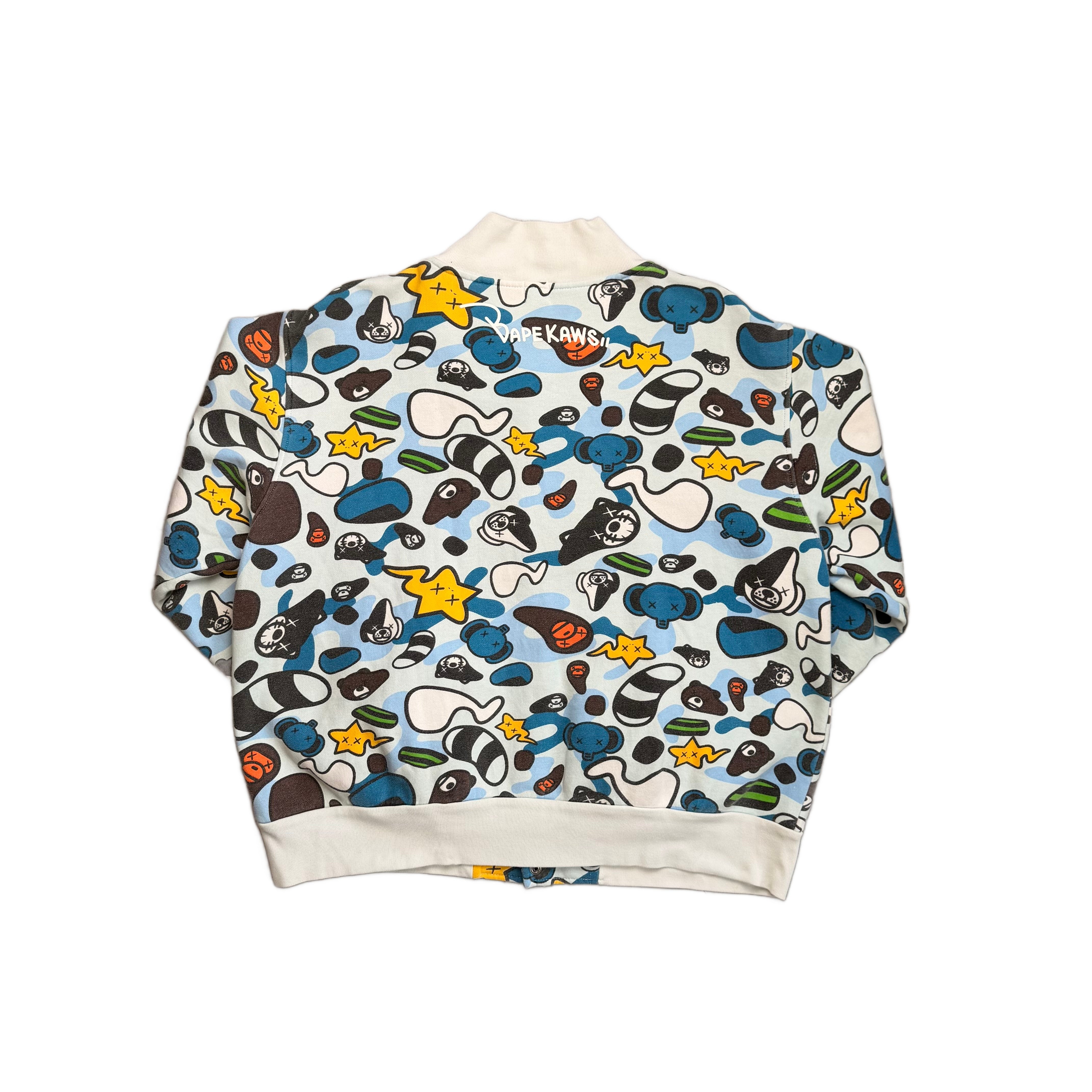 BAPE x KAWS Jacket - Blue - L