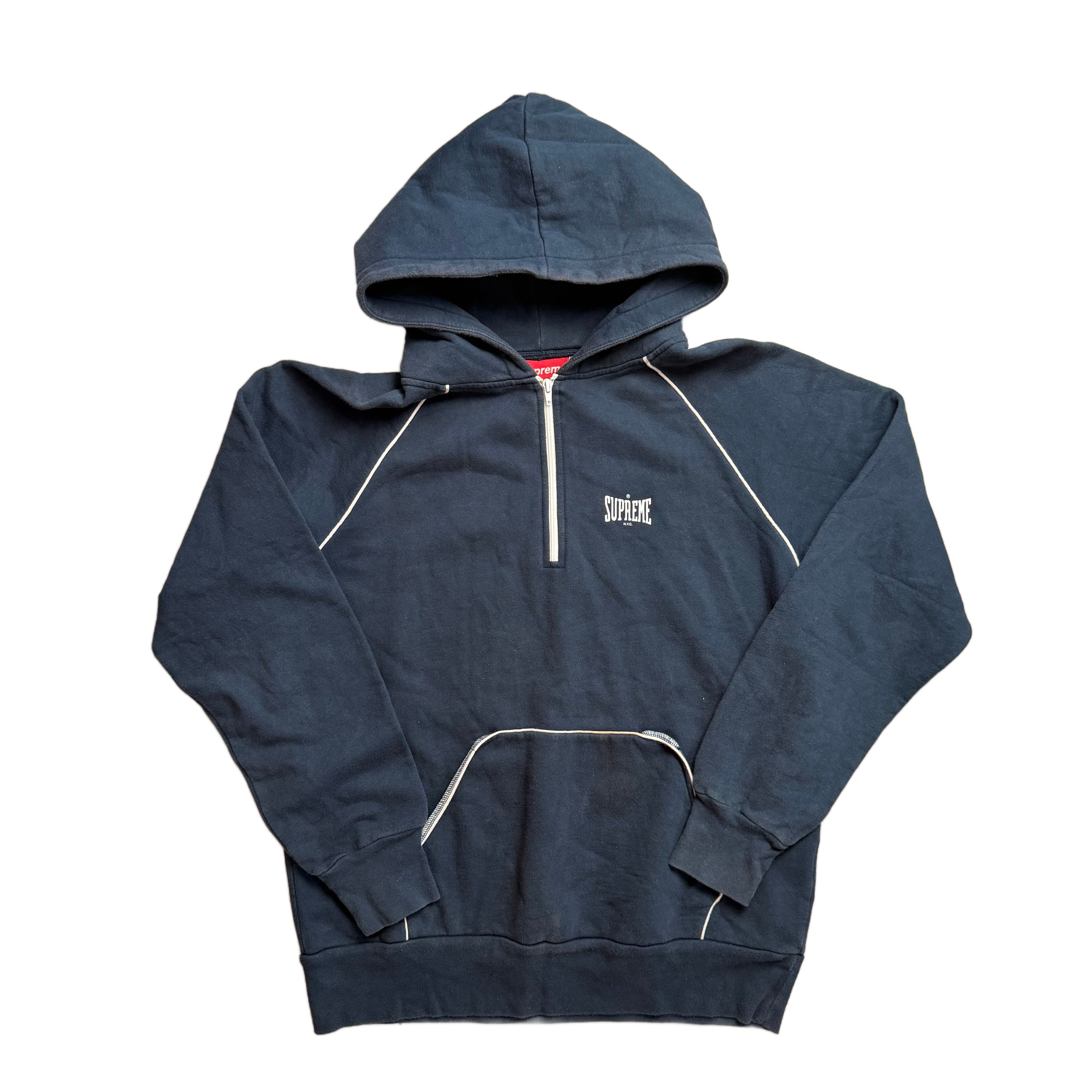 Supreme Hoodie - Navy Blue - M