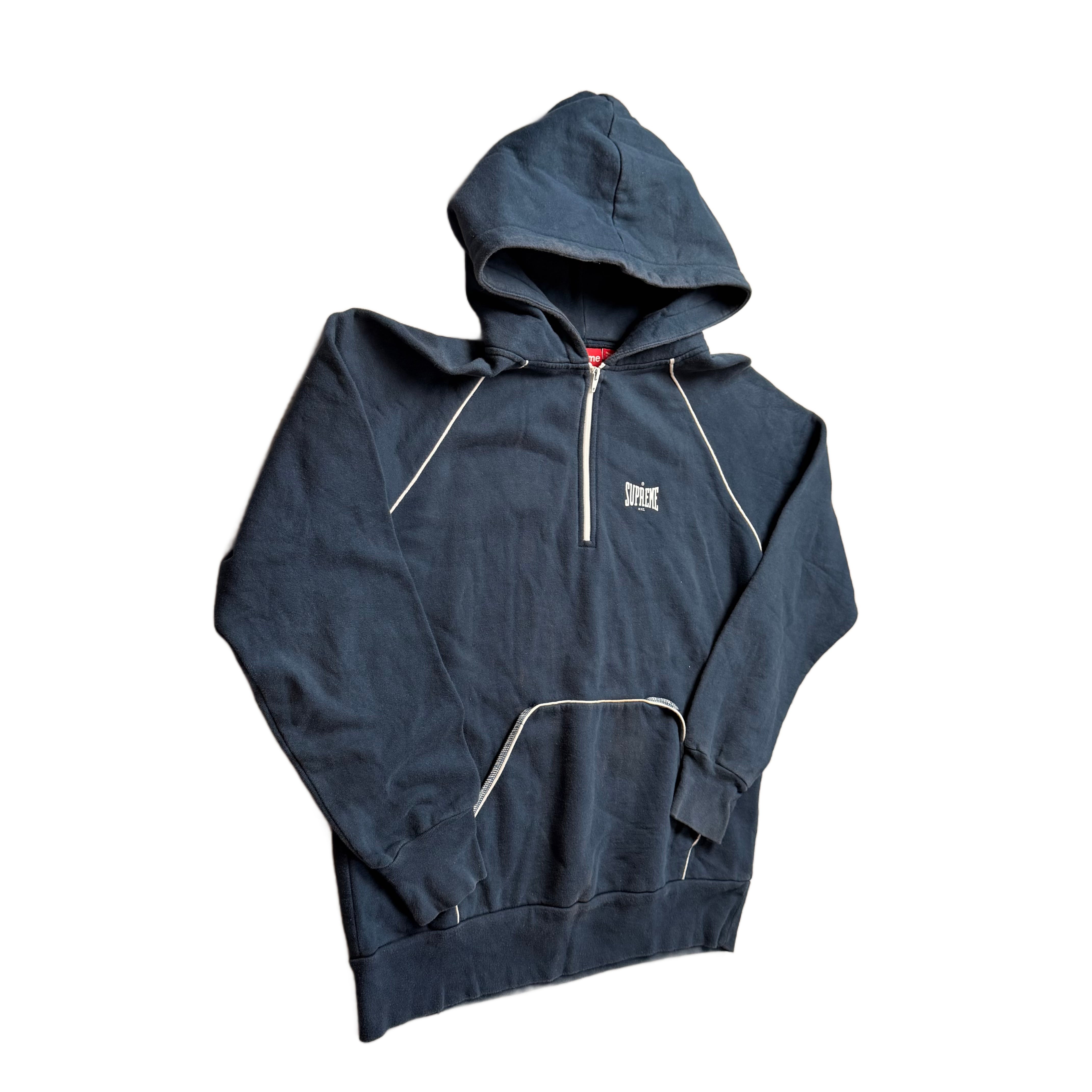 Supreme Hoodie - Navy Blue - M
