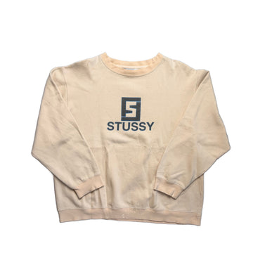 Stussy Sweatshirt - Cream - L