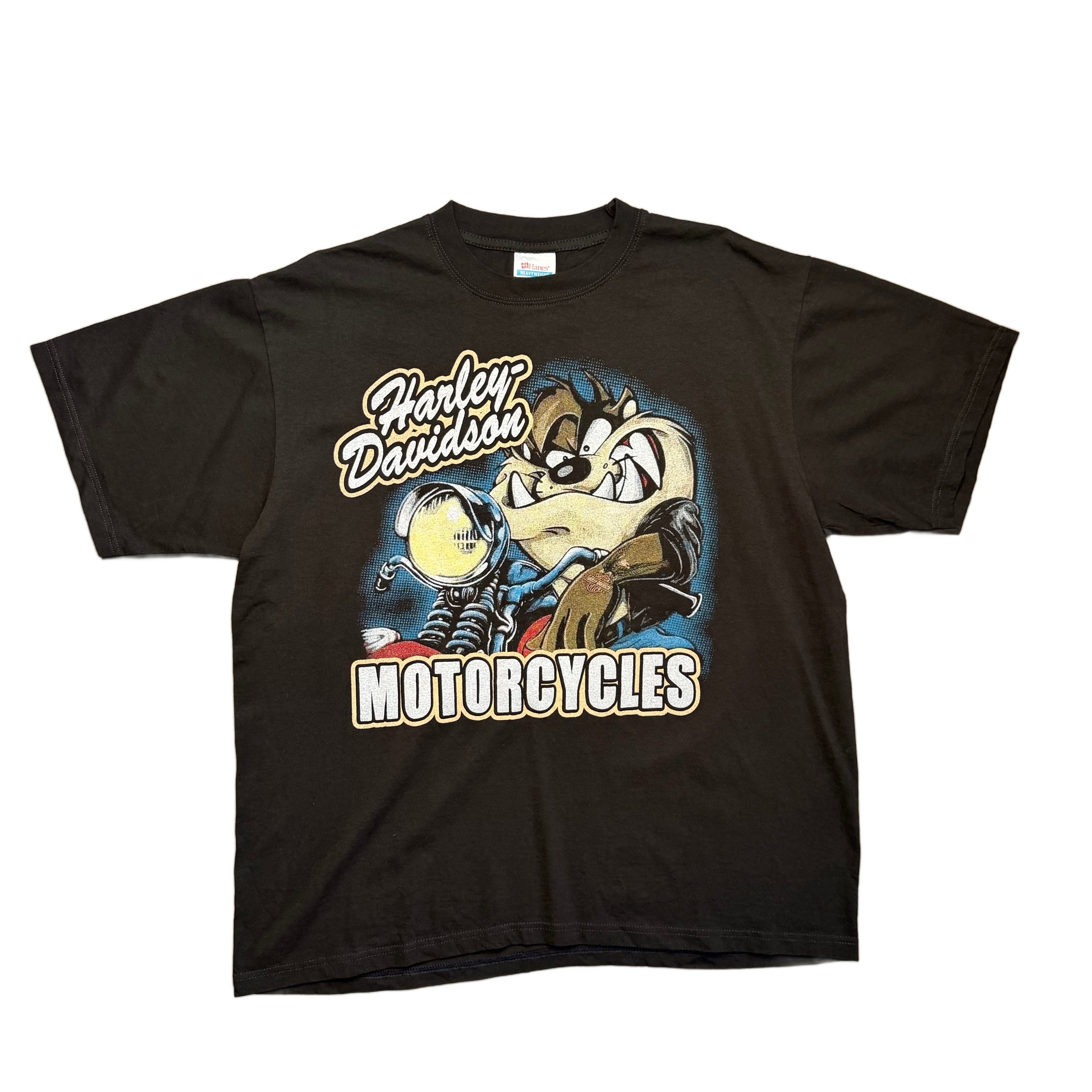 Vintage 1992 Harley Davidson T-Shirt - Black - XL