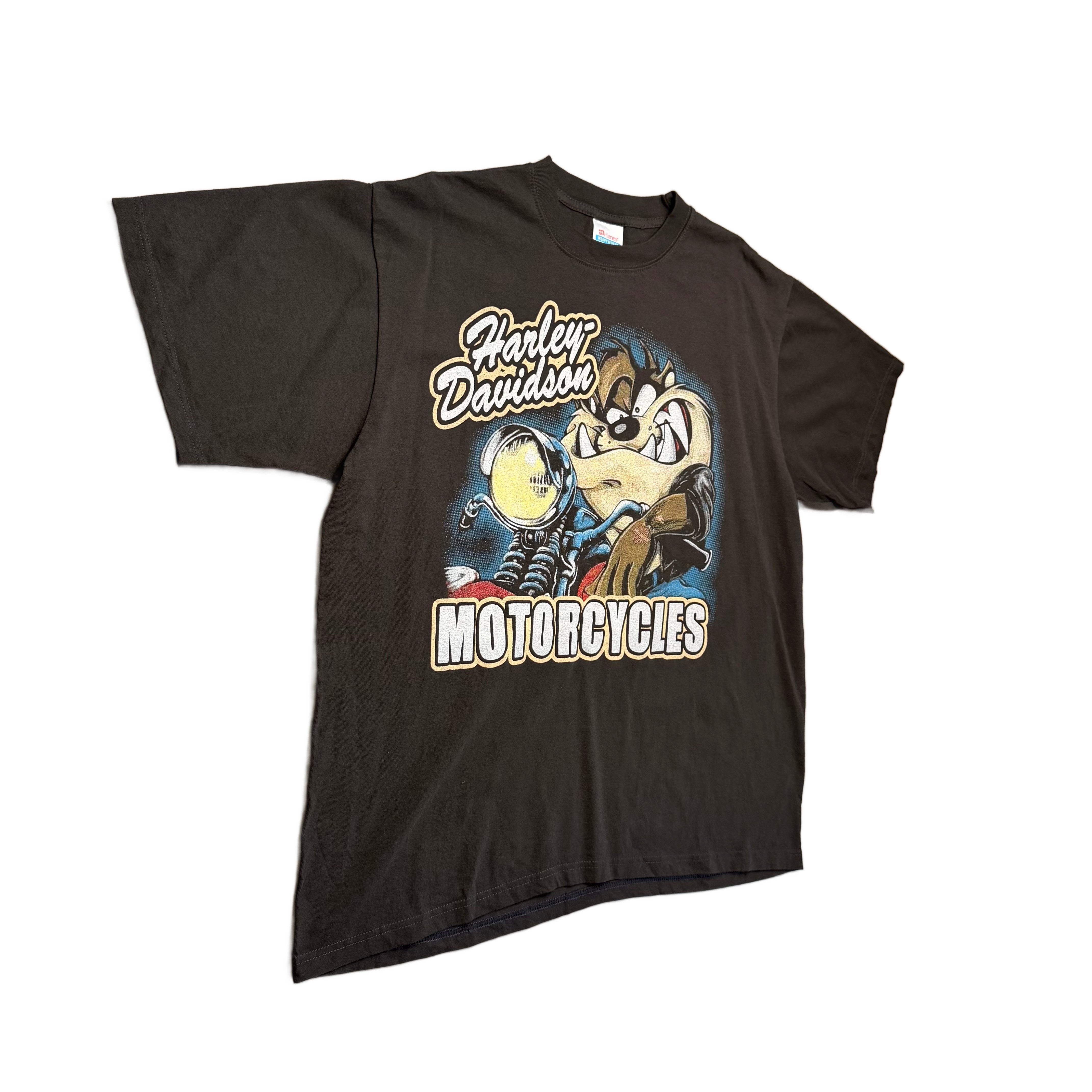 Vintage 1992 Harley Davidson T-Shirt - Black - XL