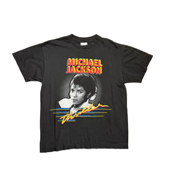 Vintage Michael Jackson T-Shirt - Black - L