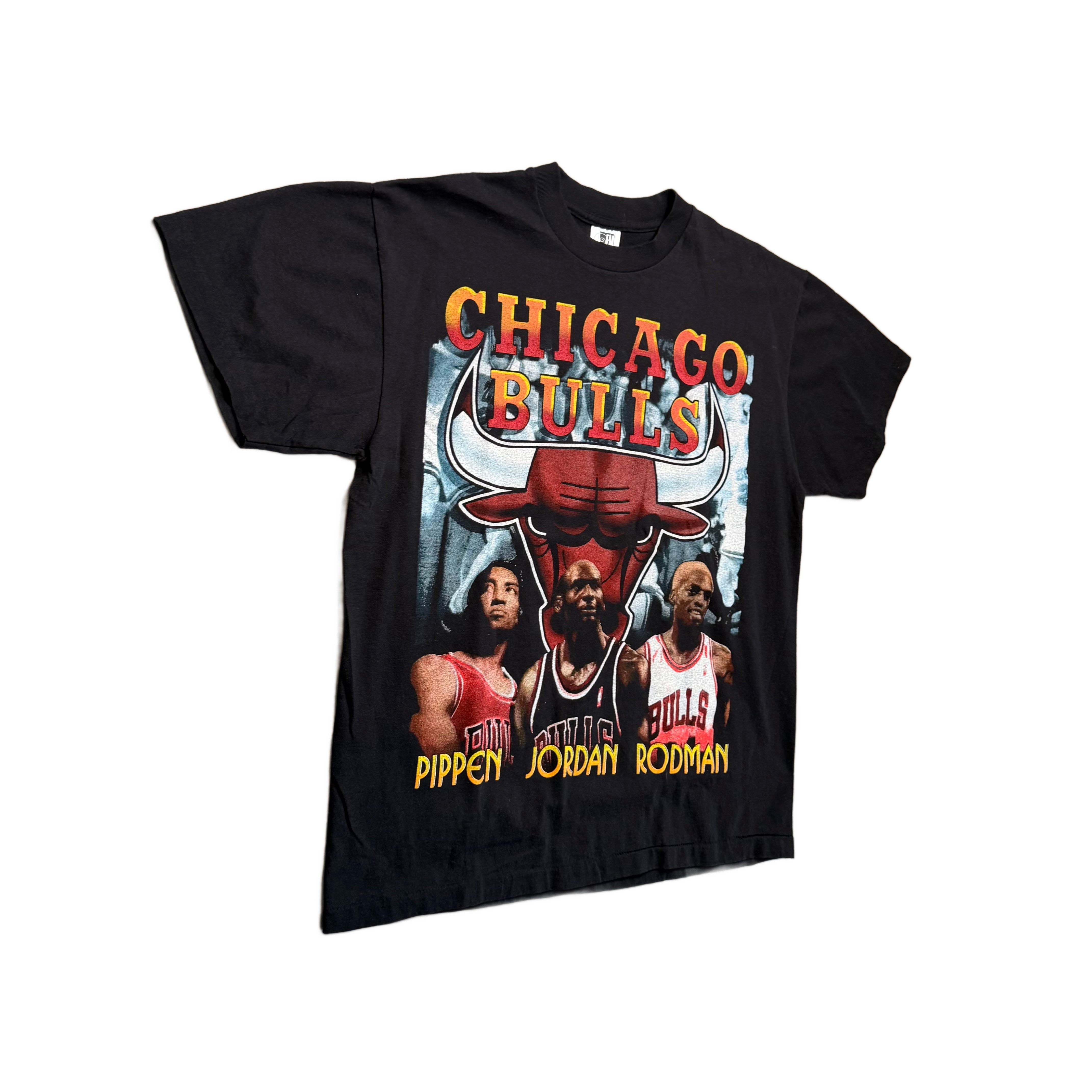 Vintage 1996 Chicago Bulls T-Shirt - Black - L