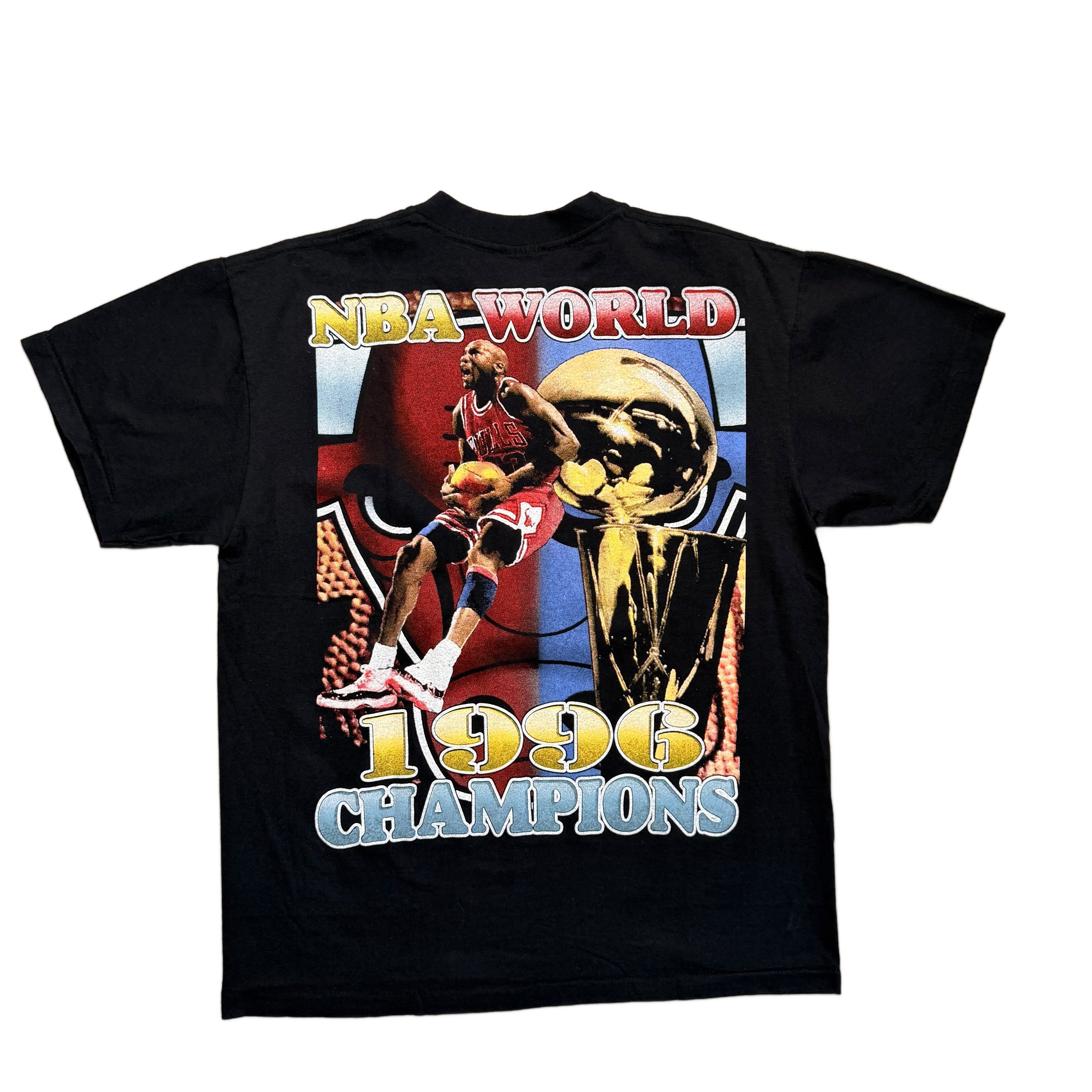 Vintage 1996 Chicago Bulls T-Shirt - Black - L