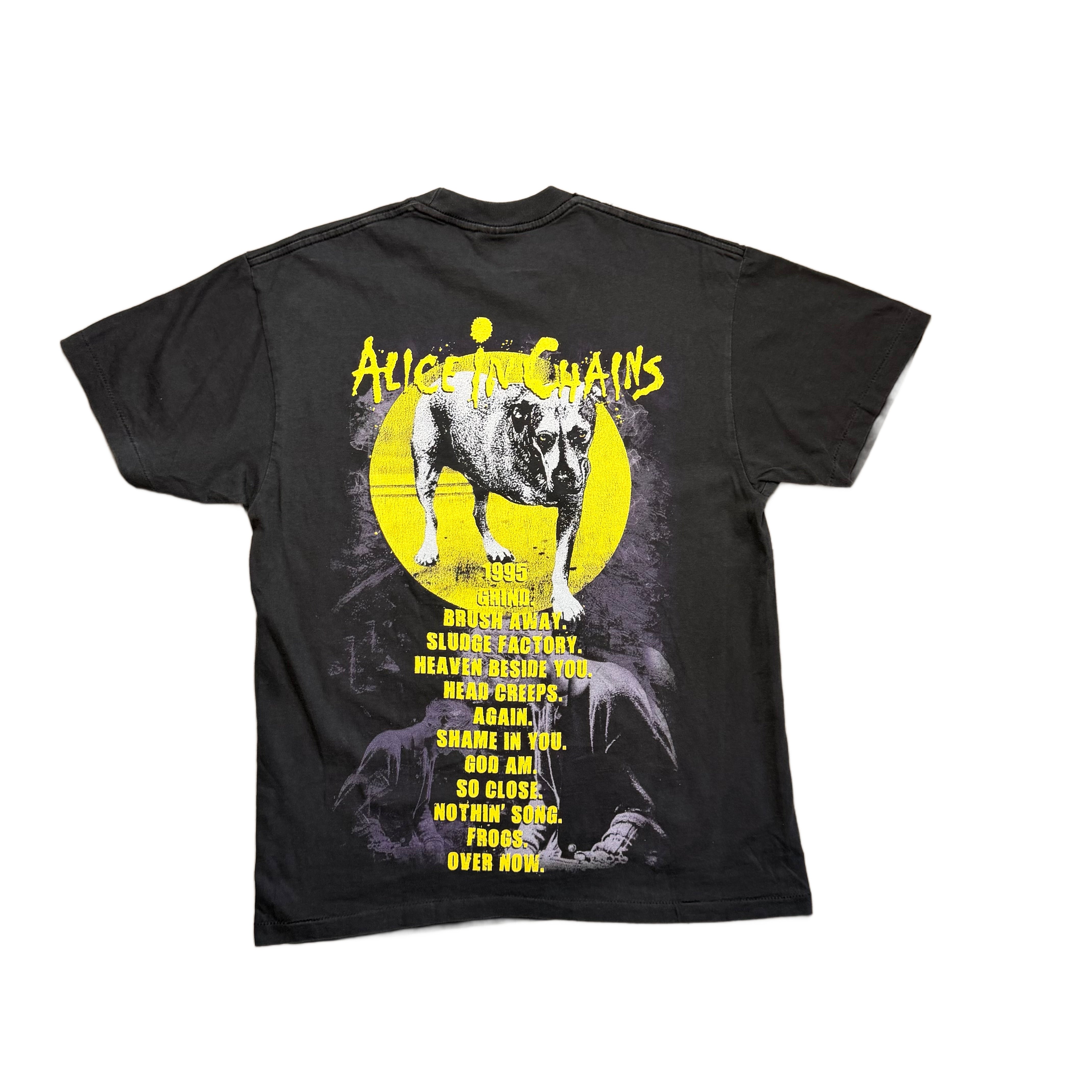 Vintage 1995 Alice in Chains T-Shirt - Black - L