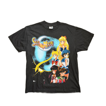 Vintage Sailor Moon T-Shirt - Black - L
