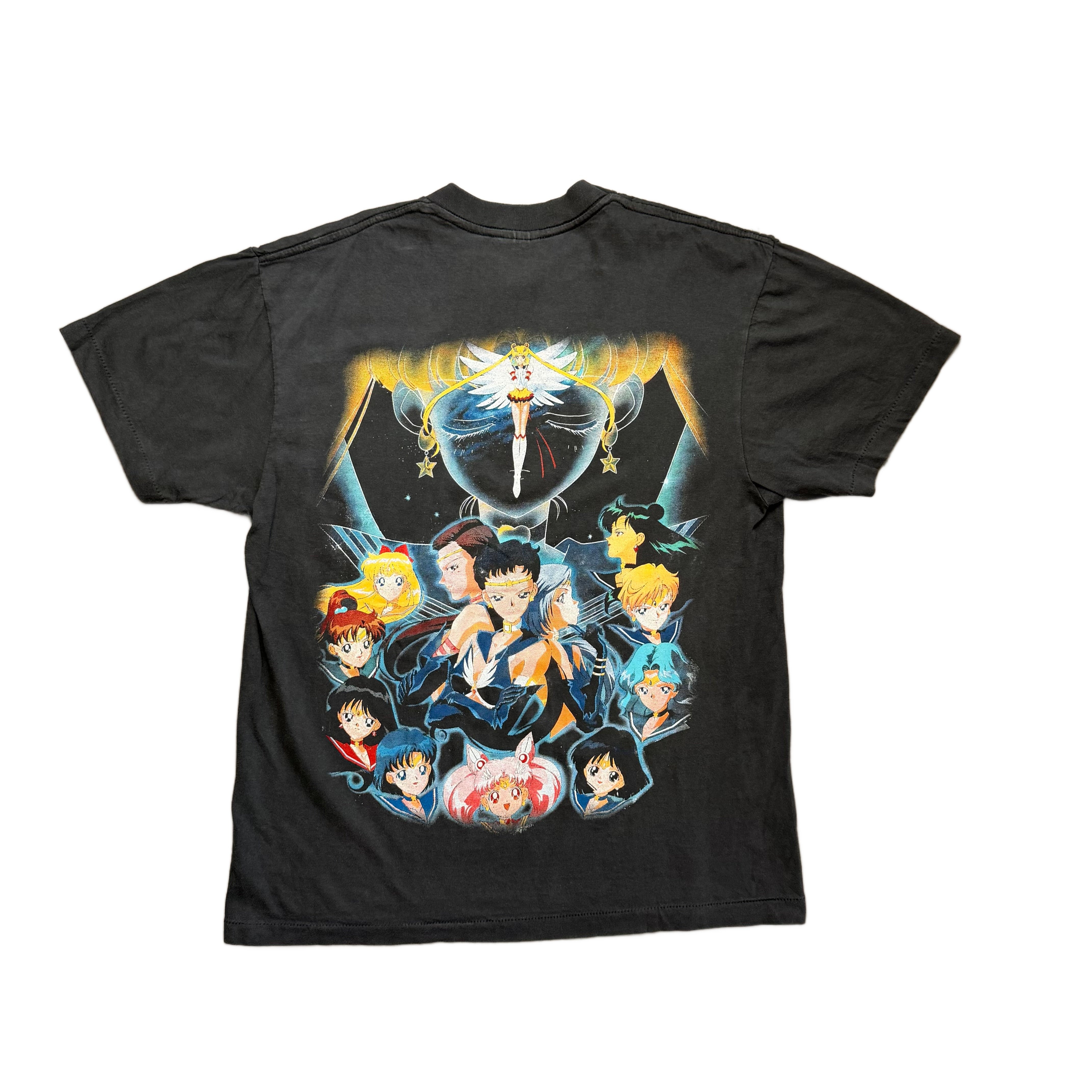 Vintage Sailor Moon T-Shirt - Black - L