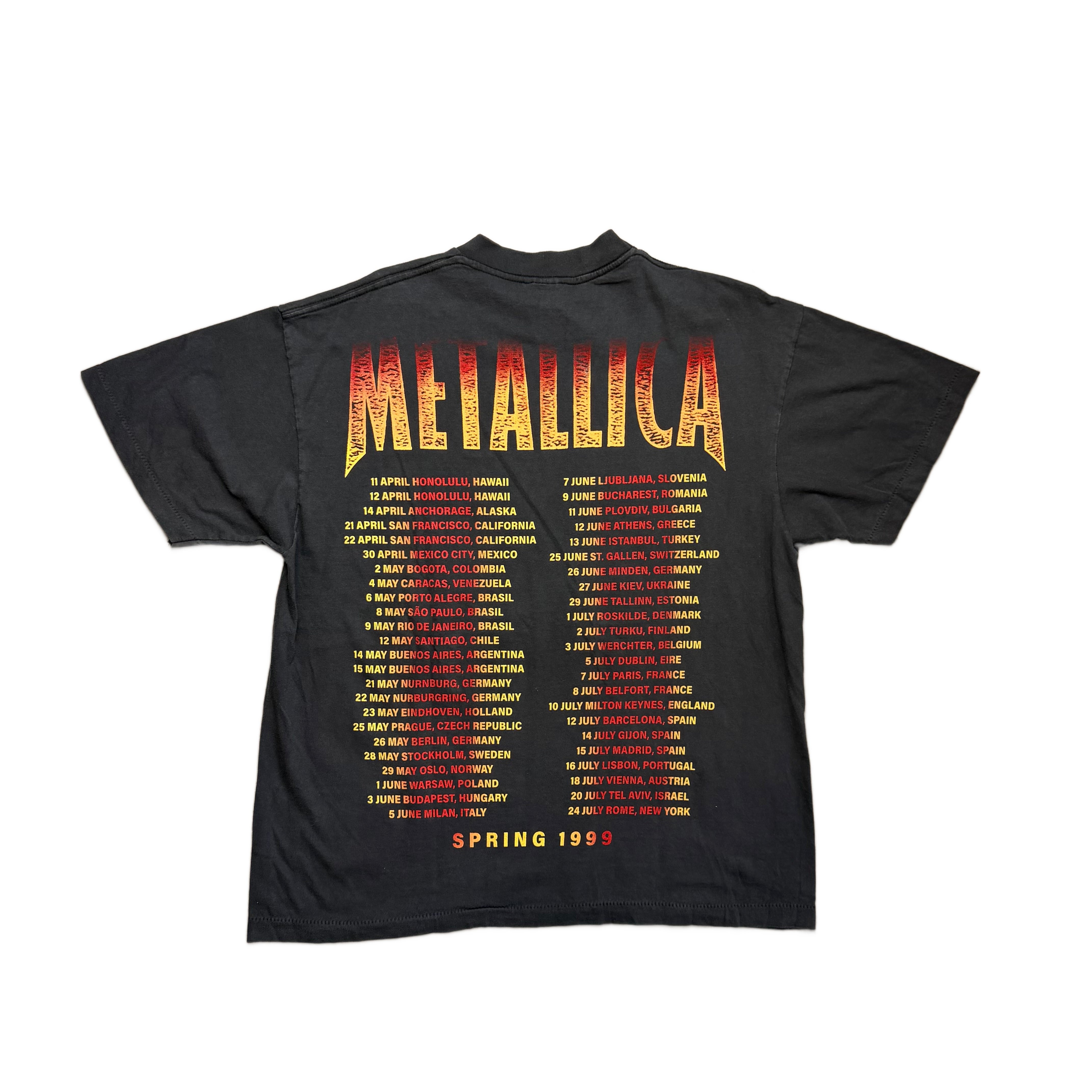 Vintage Metallica T-Shirt - Black - XL