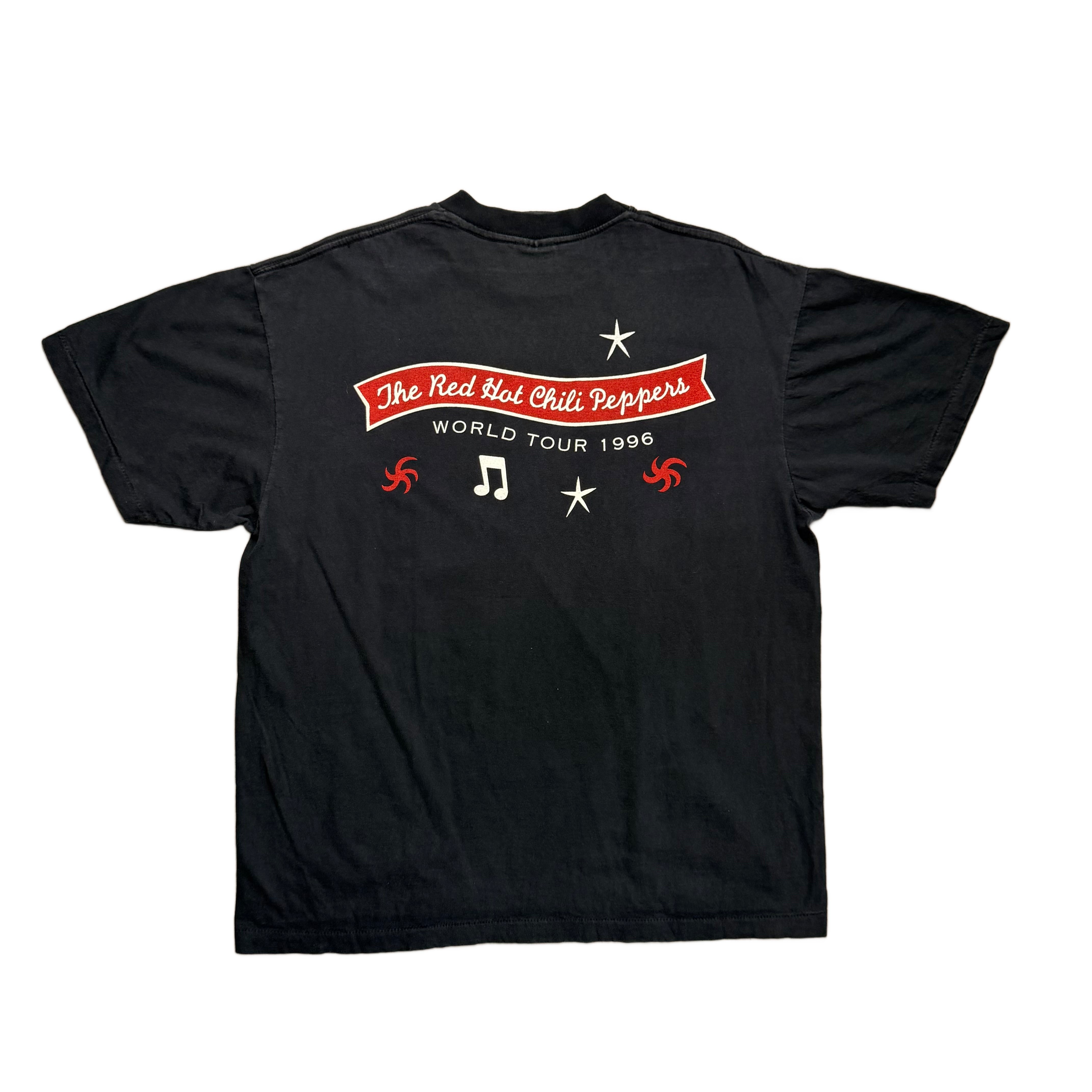 Vintage 1996 Red Hot Chili Peppers T-Shirt - Black - XL
