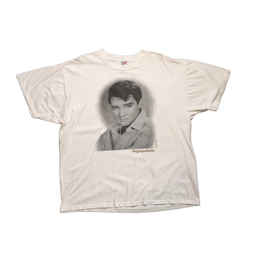Vintage 1994 Elvis Presley T-Shirt - White - XXL