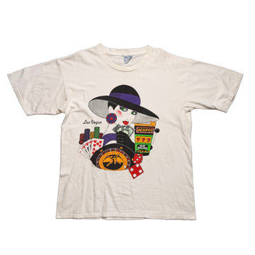 Vintage Las Vegas T-Shirt - White - XL