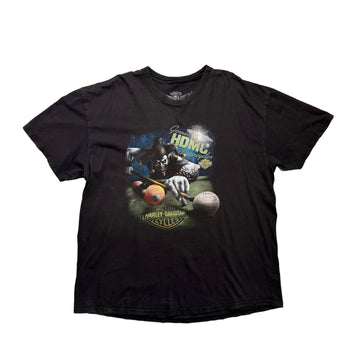 Vintage 2014 Harley Davidson T-Shirt - Black - XXL