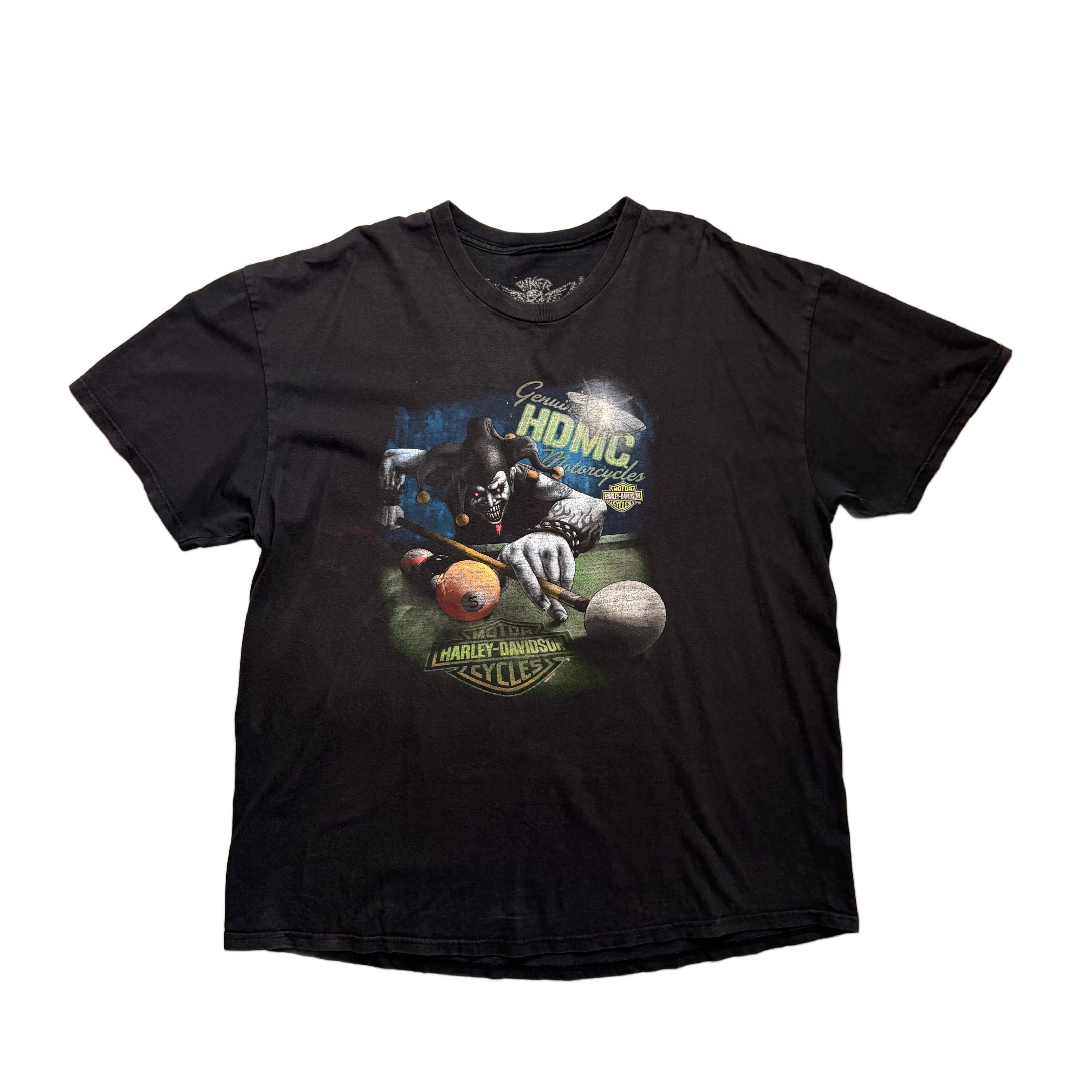 Vintage 2014 Harley Davidson T-Shirt - Black - XXL