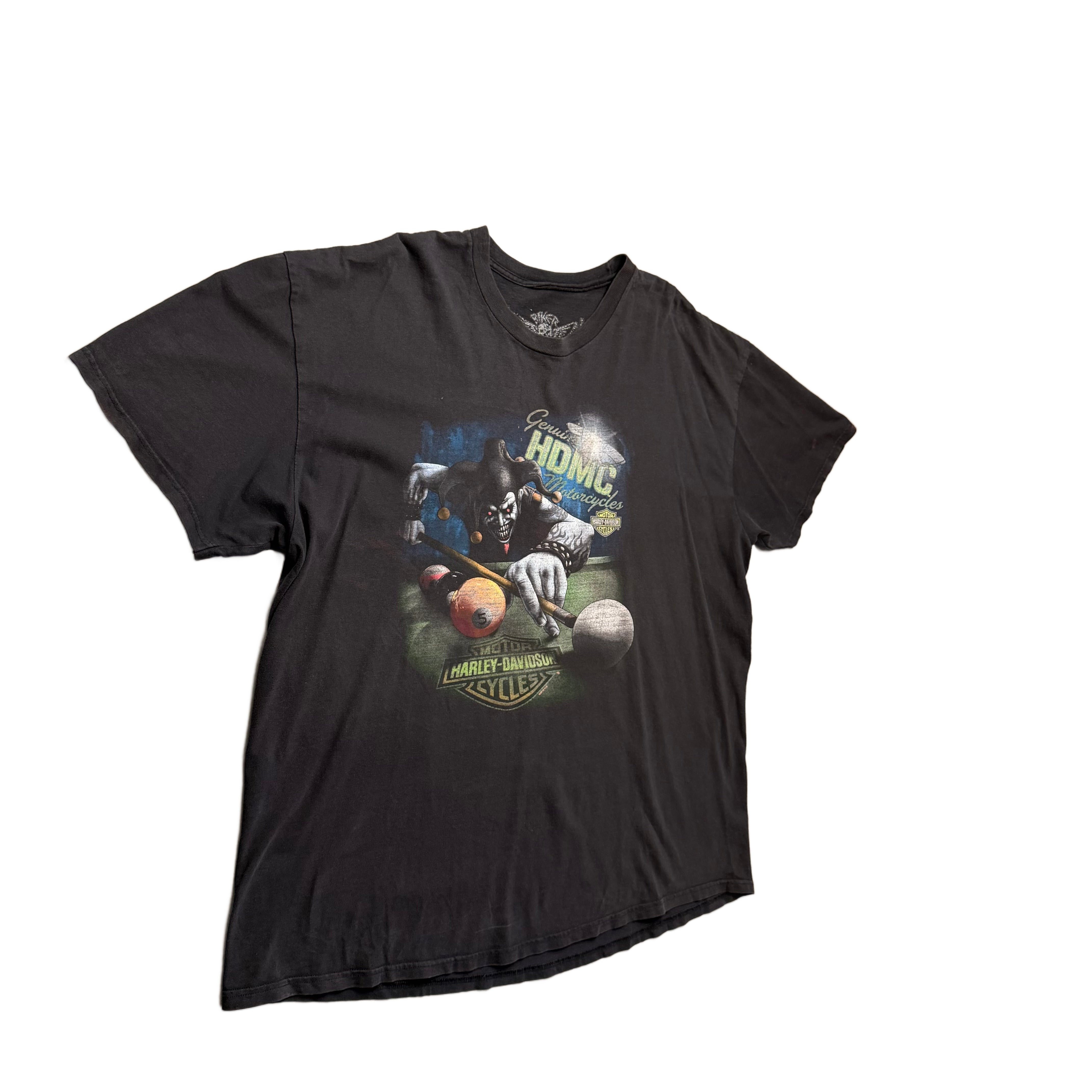 Vintage 2014 Harley Davidson T-Shirt - Black - XXL