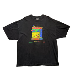 Vintage Alcatraz Island T-Shirt - Black - XXL
