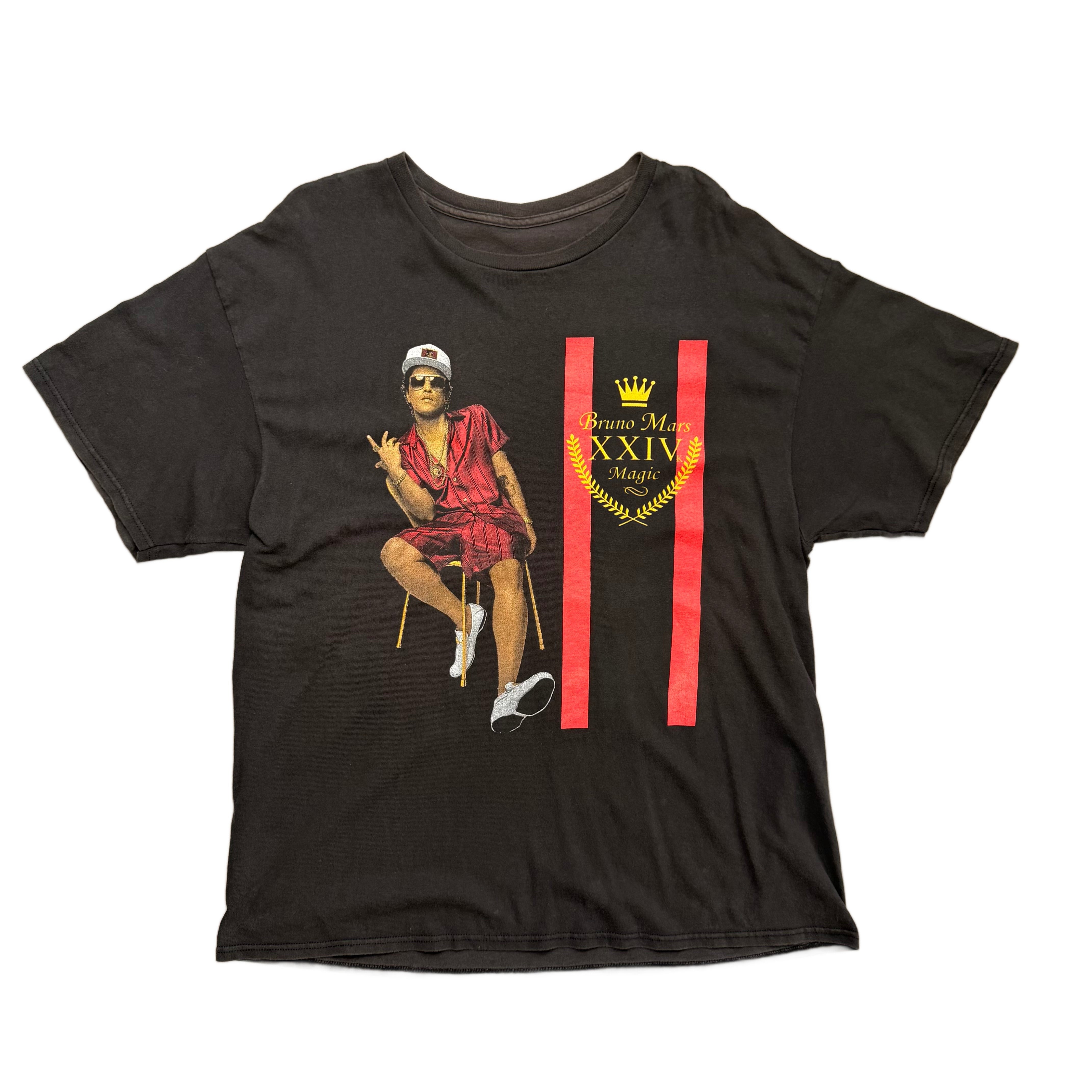 Vintage Bruno Mars T-Shirt - Black - L