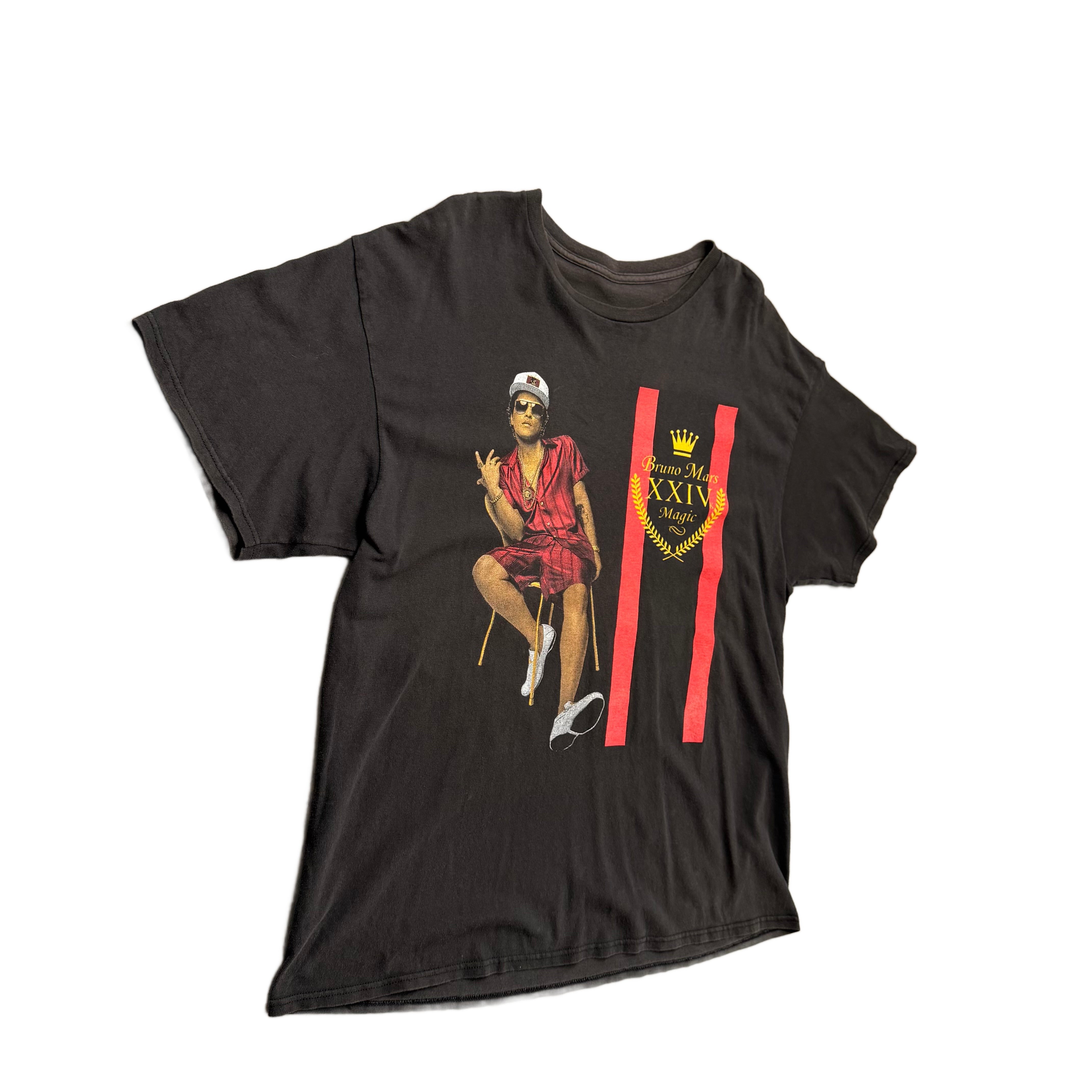 Vintage Bruno Mars T-Shirt - Black - L