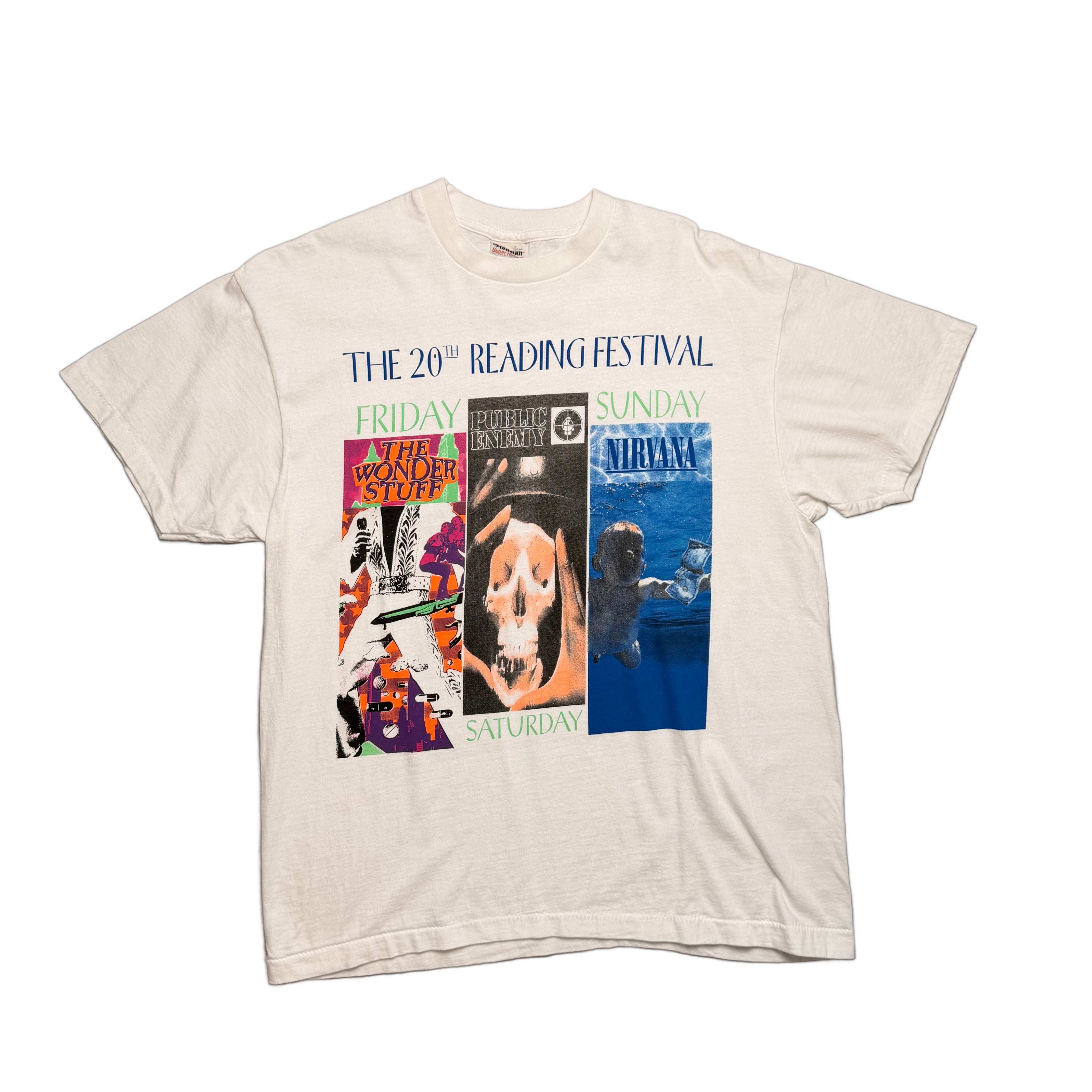 Vintage Nirvana T-Shirt - White - L