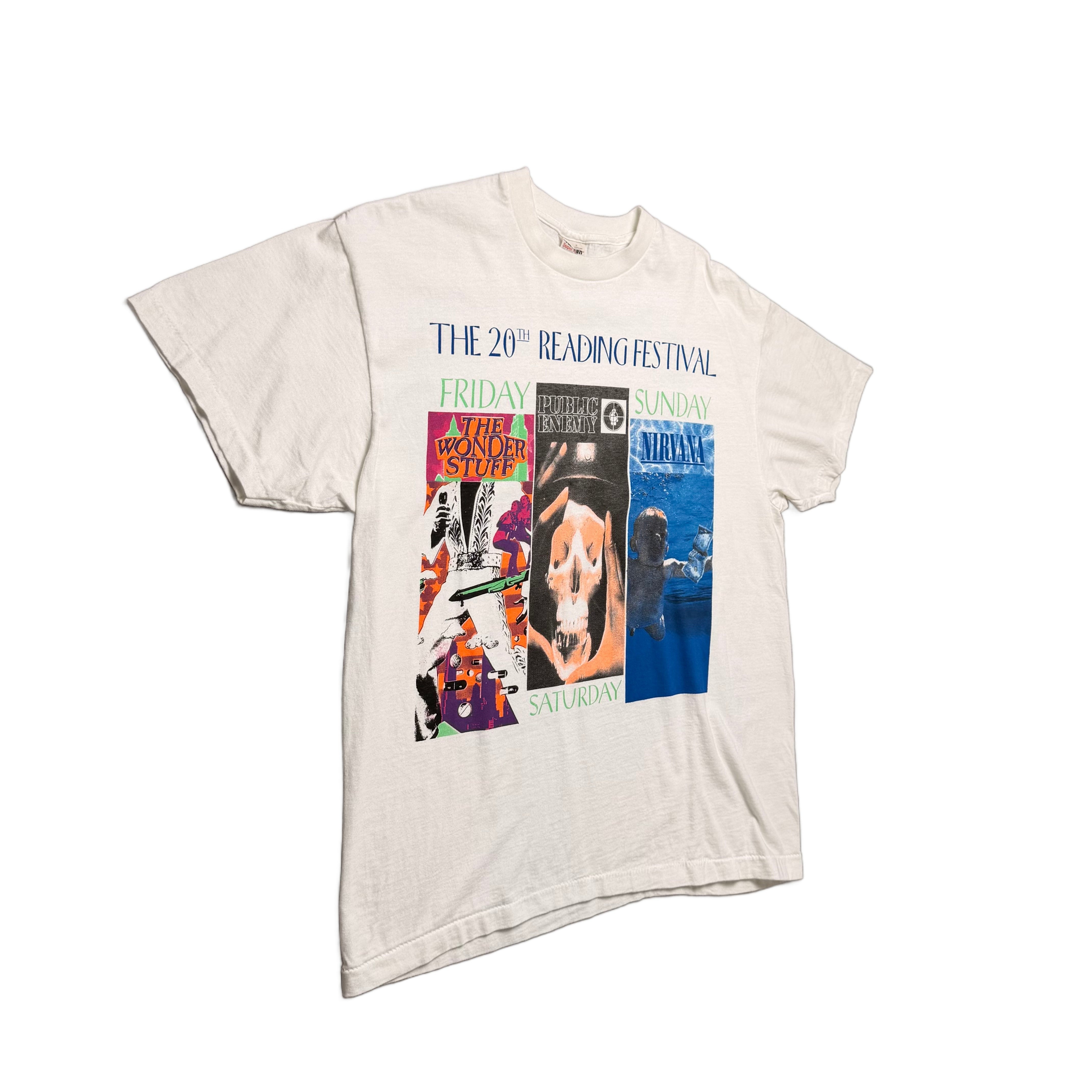 Vintage Nirvana T-Shirt - White - L