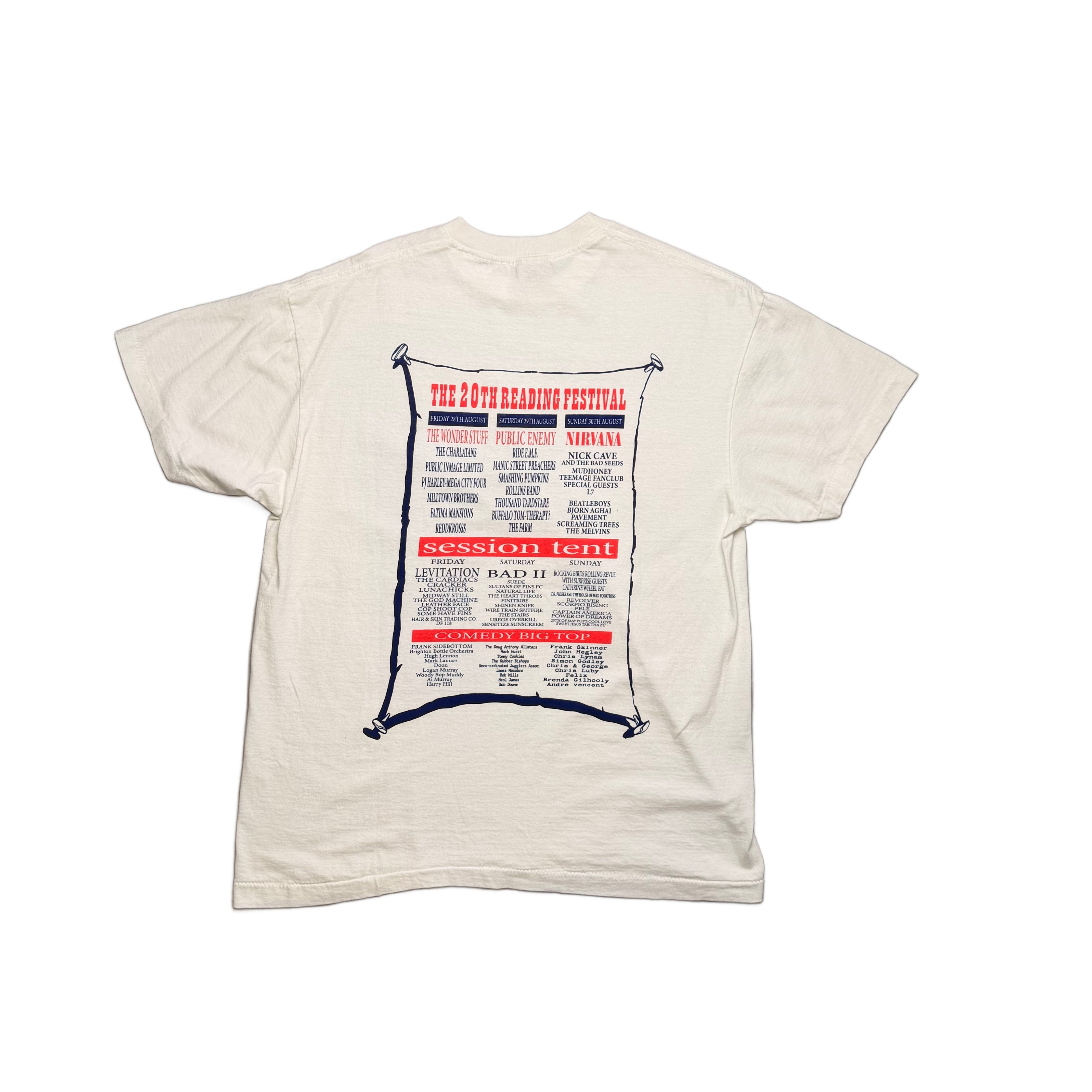 Vintage Nirvana T-Shirt - White - L