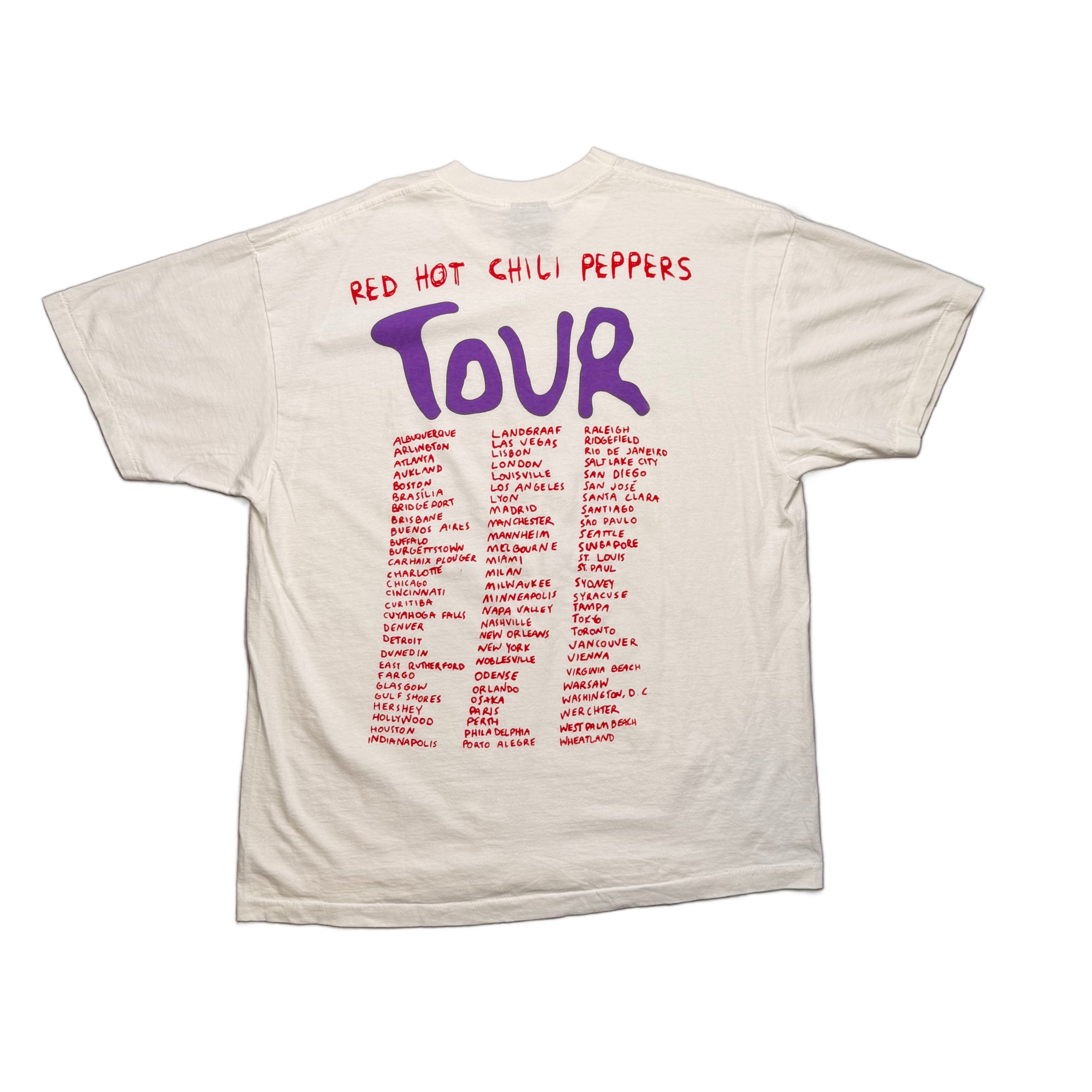 Vintage Red Hot Chili Peppers T-Shirt - White - XL
