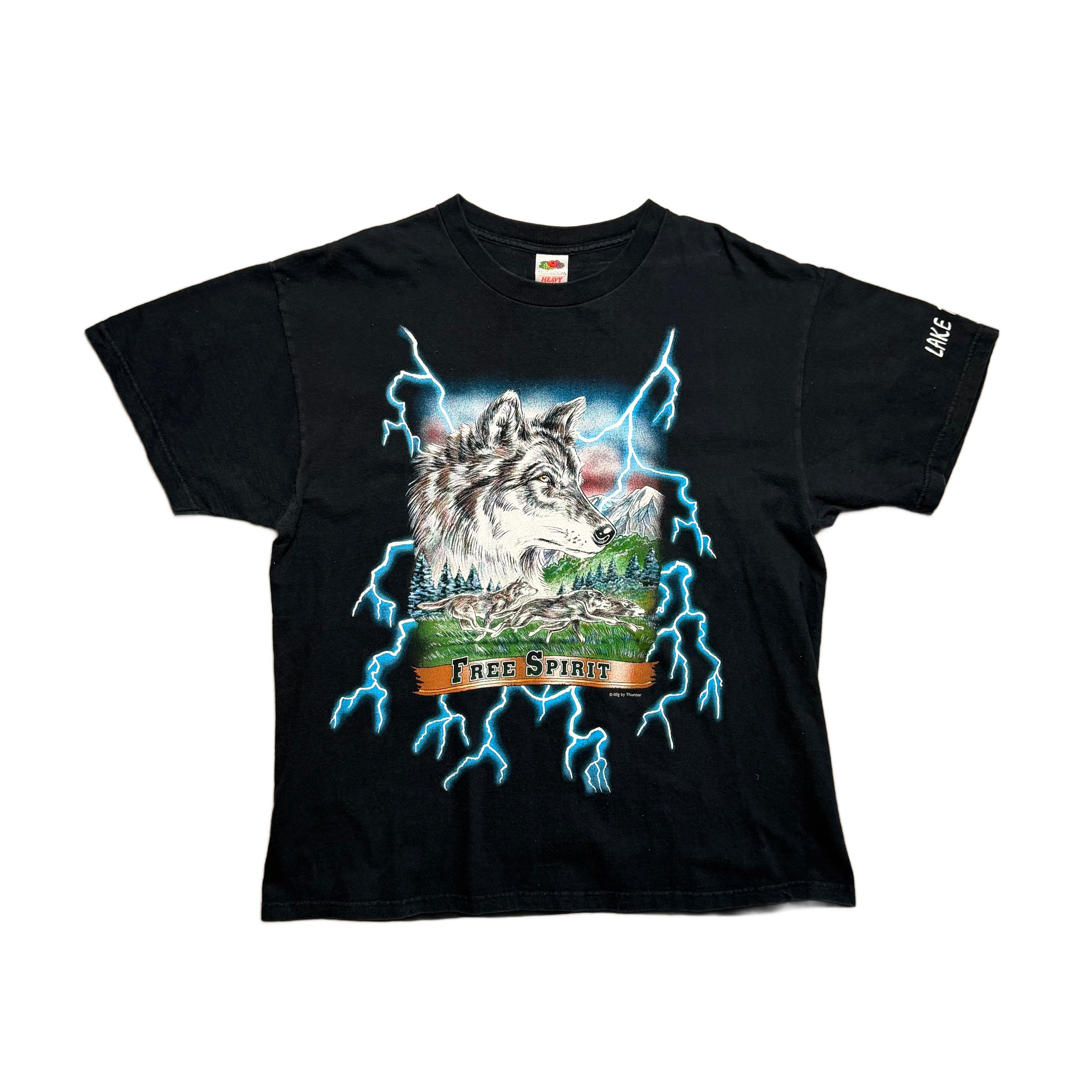 Vintage USA Thunder T-Shirt - Black - XL