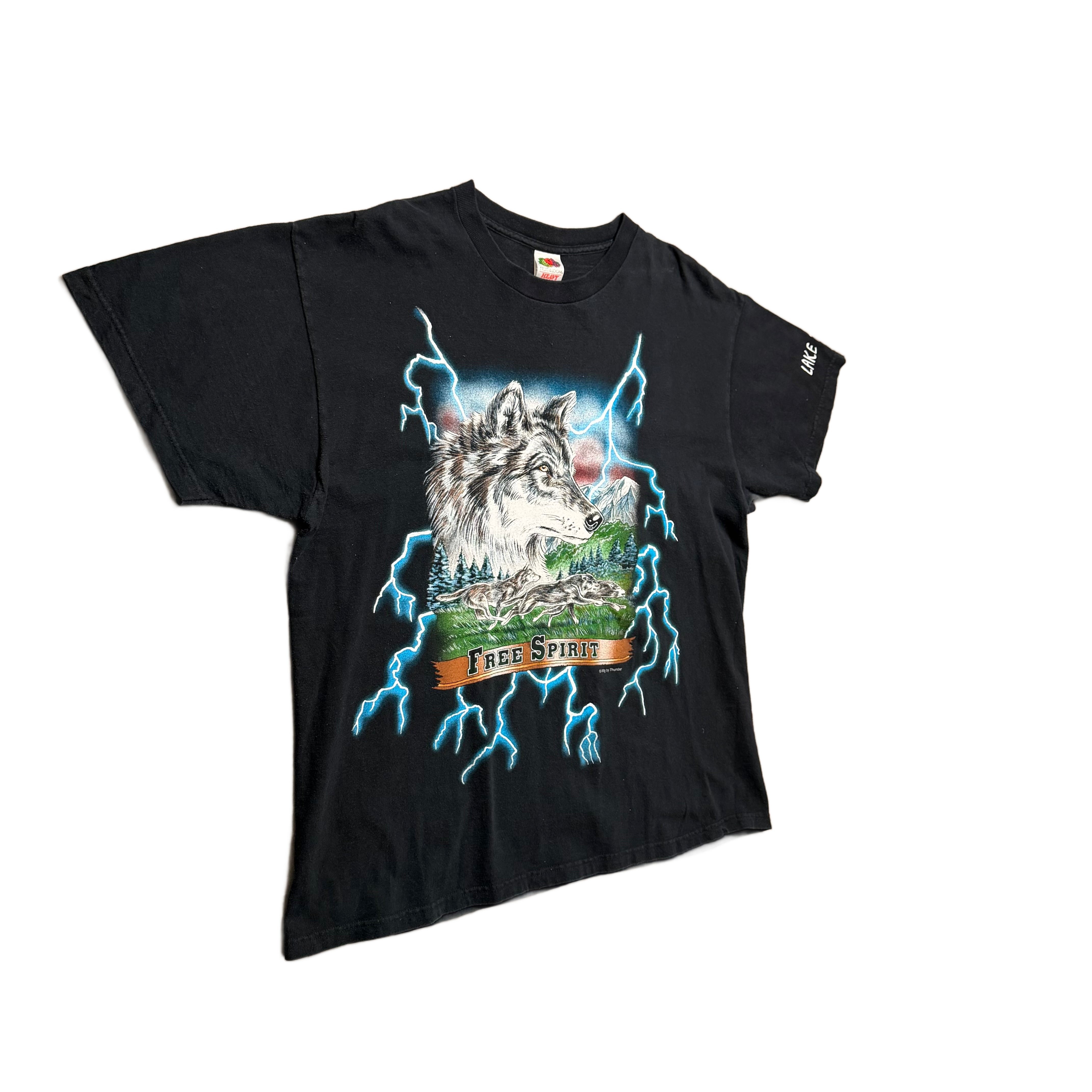 Vintage USA Thunder T-Shirt - Black - XL