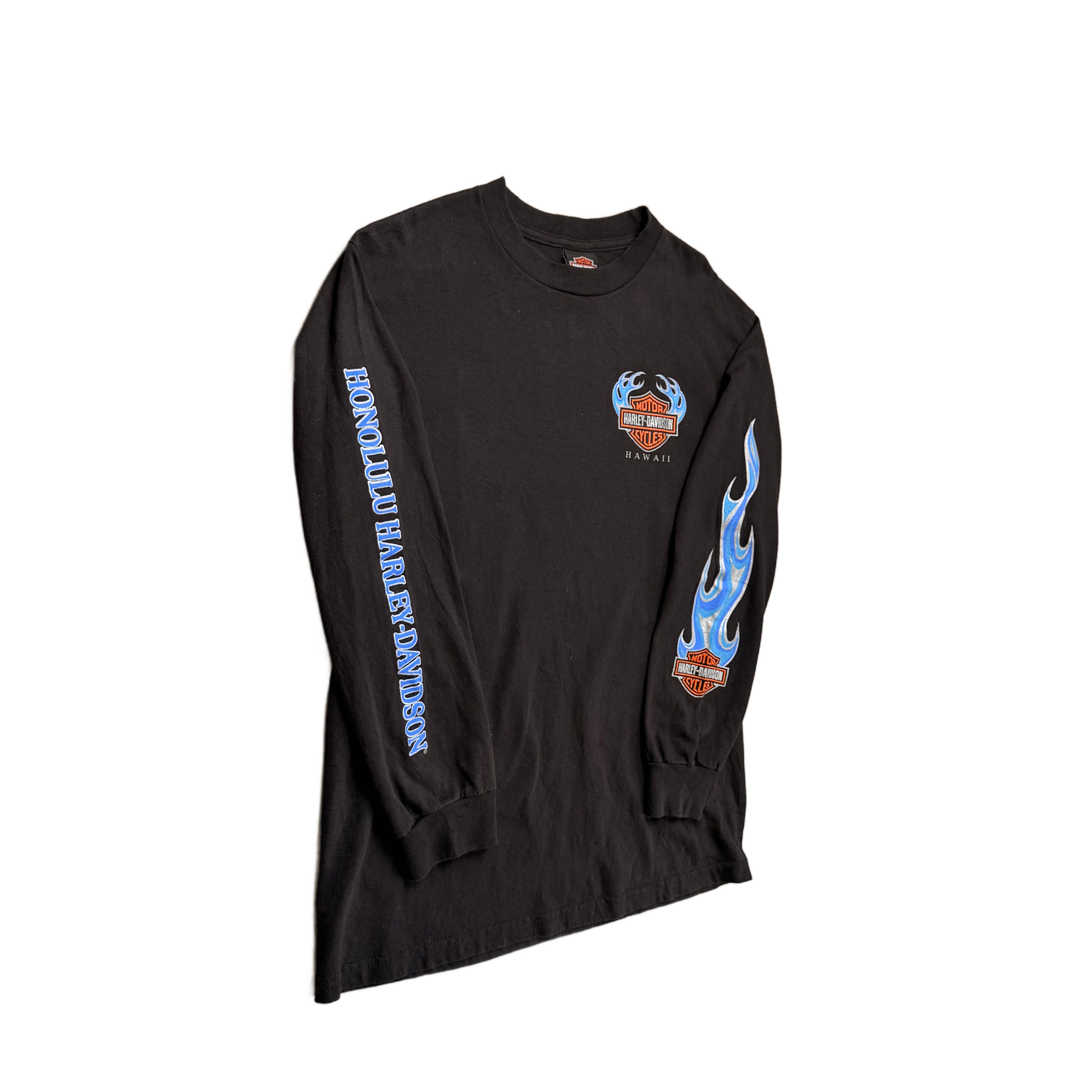 Vintage 2014 Harley Davidson T-Shirt - Black - M