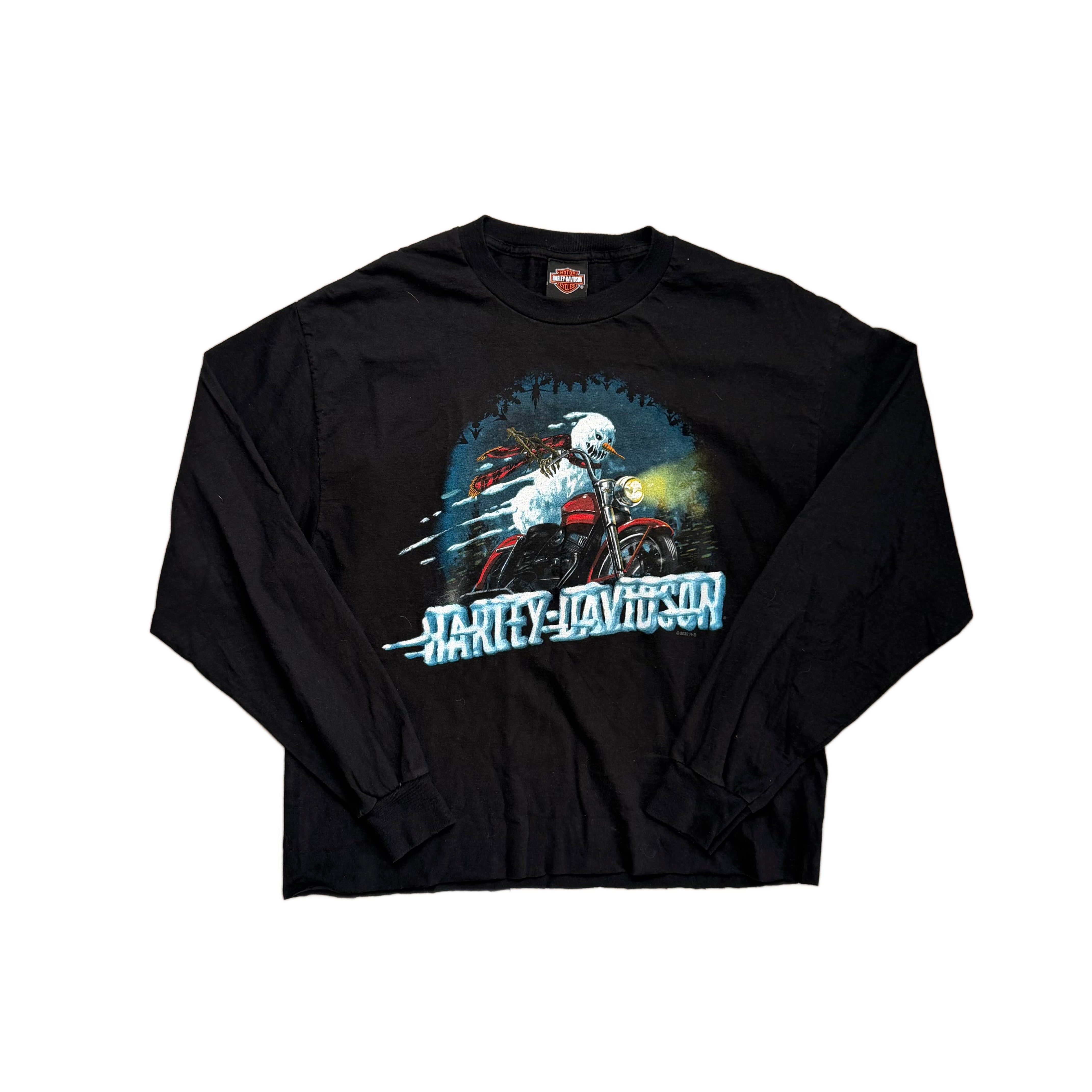 Vintage Harley Davidson T-Shirt - Black - L