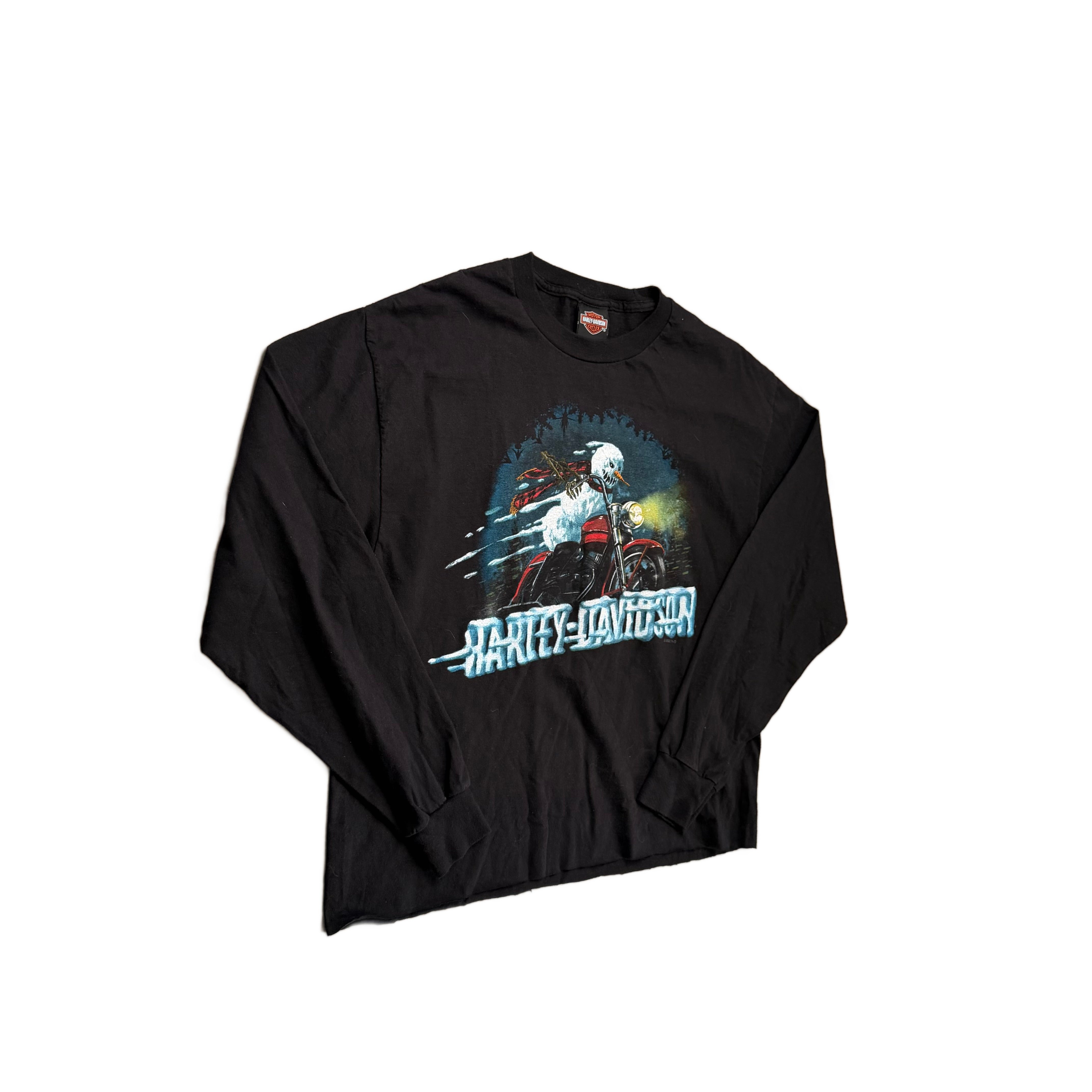 Vintage Harley Davidson T-Shirt - Black - L