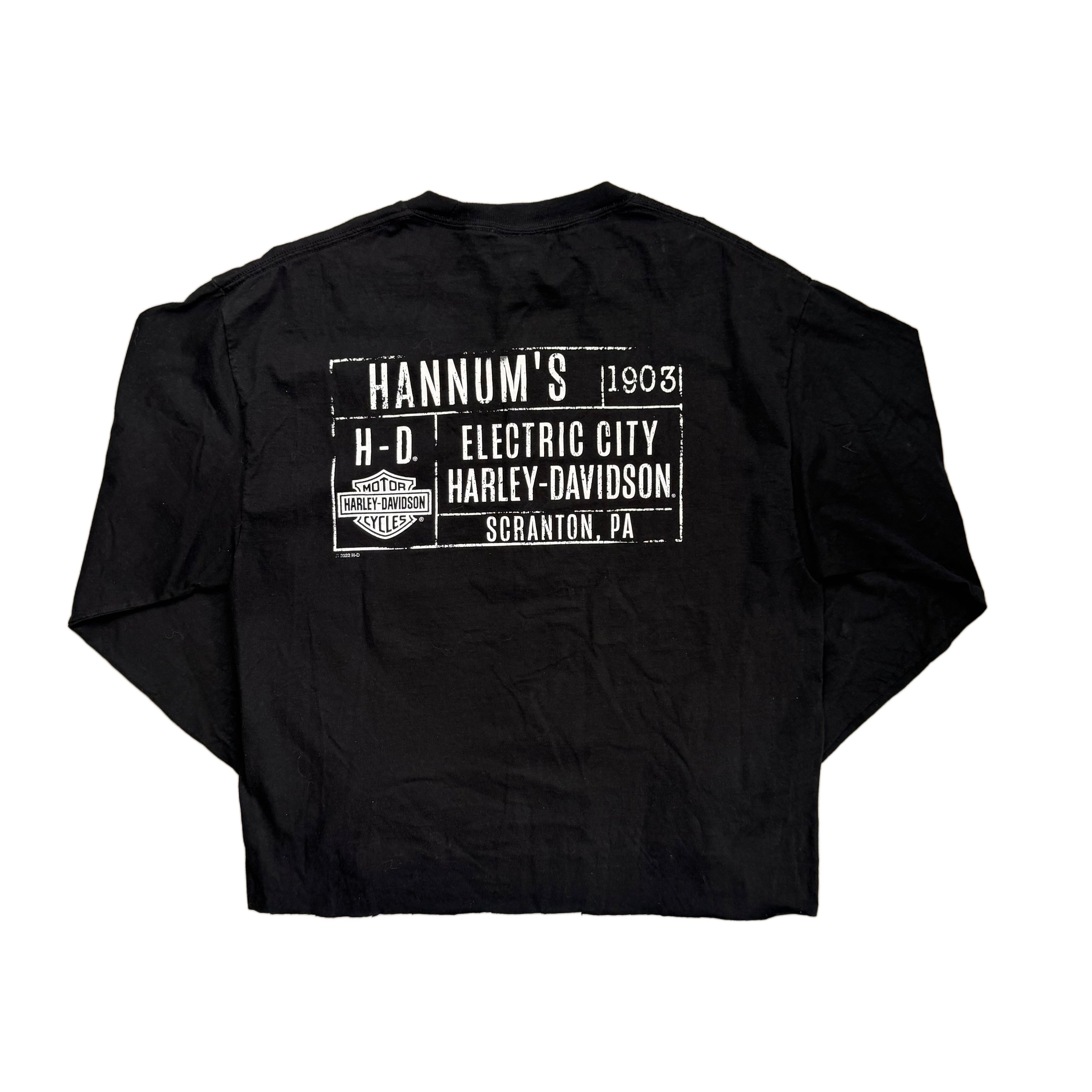 Vintage Harley Davidson T-Shirt - Black - L