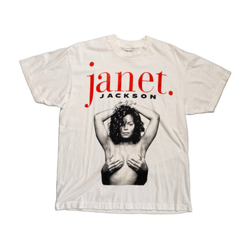 Vintage Janet Jackson T-Shirt - White - L