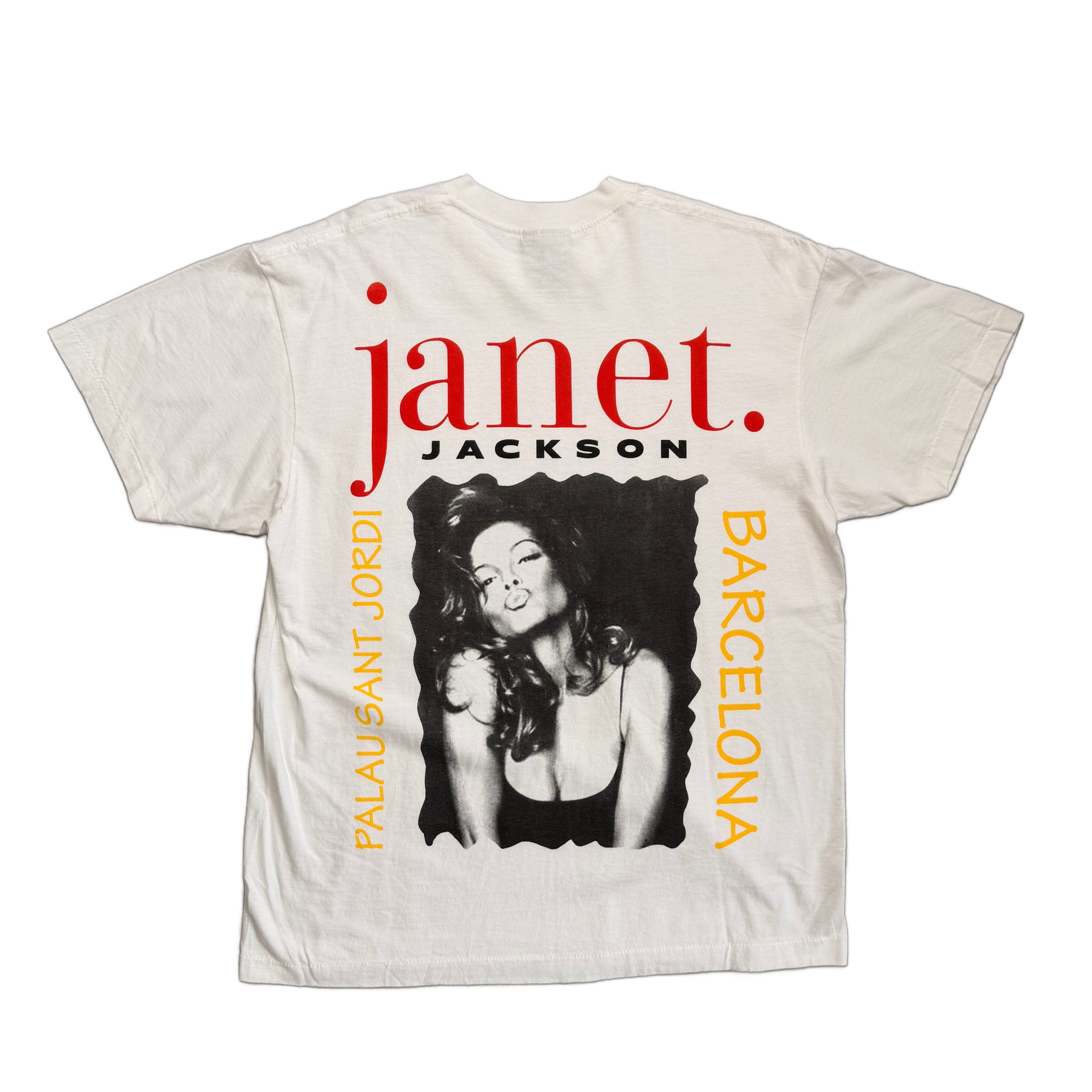 Vintage Janet Jackson T-Shirt - White - L