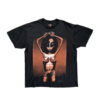 Vintage 1996 Aliens Work T-Shirt - Black - L